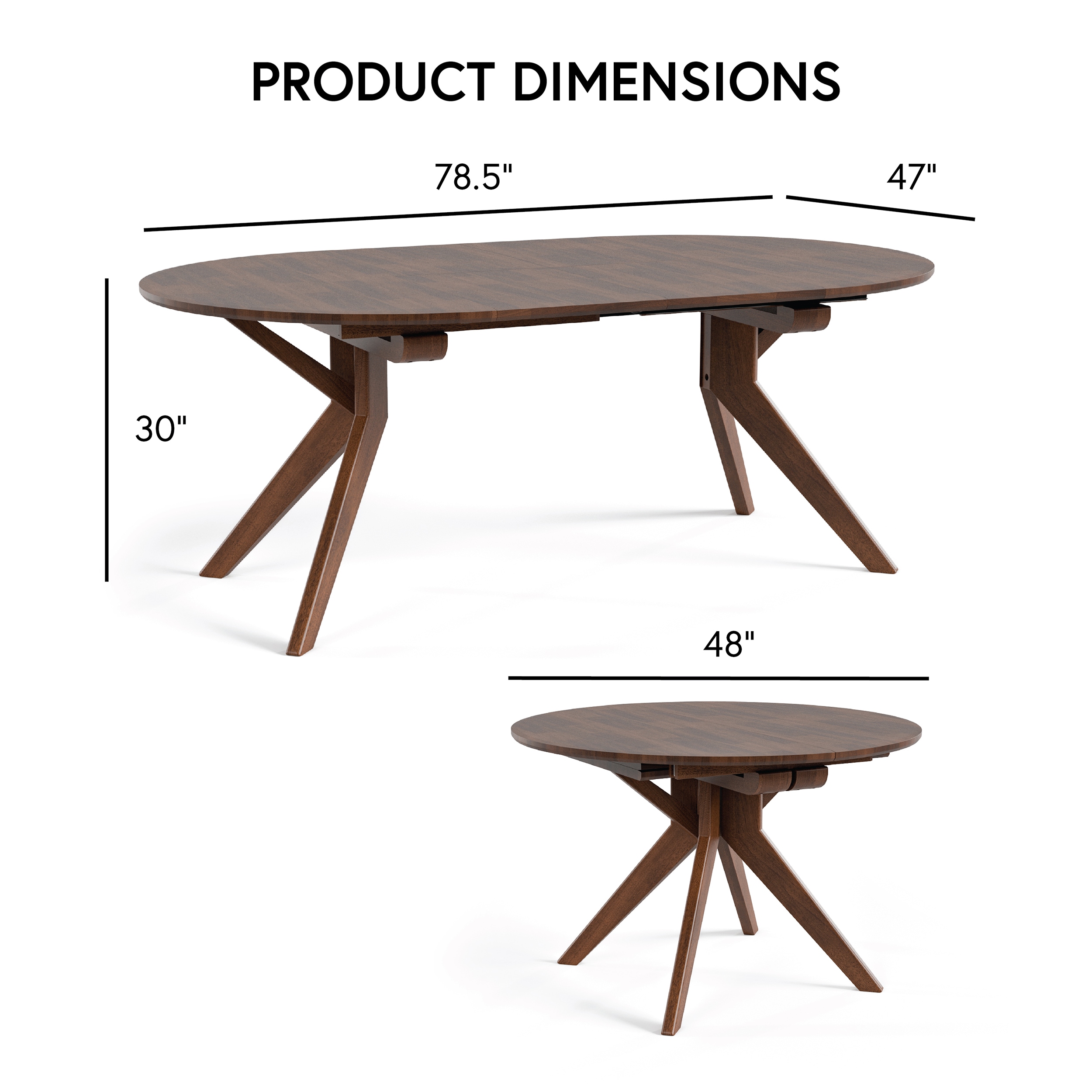 Furniture of America IDF30005WNOT7PC Dining-Sets - View #3