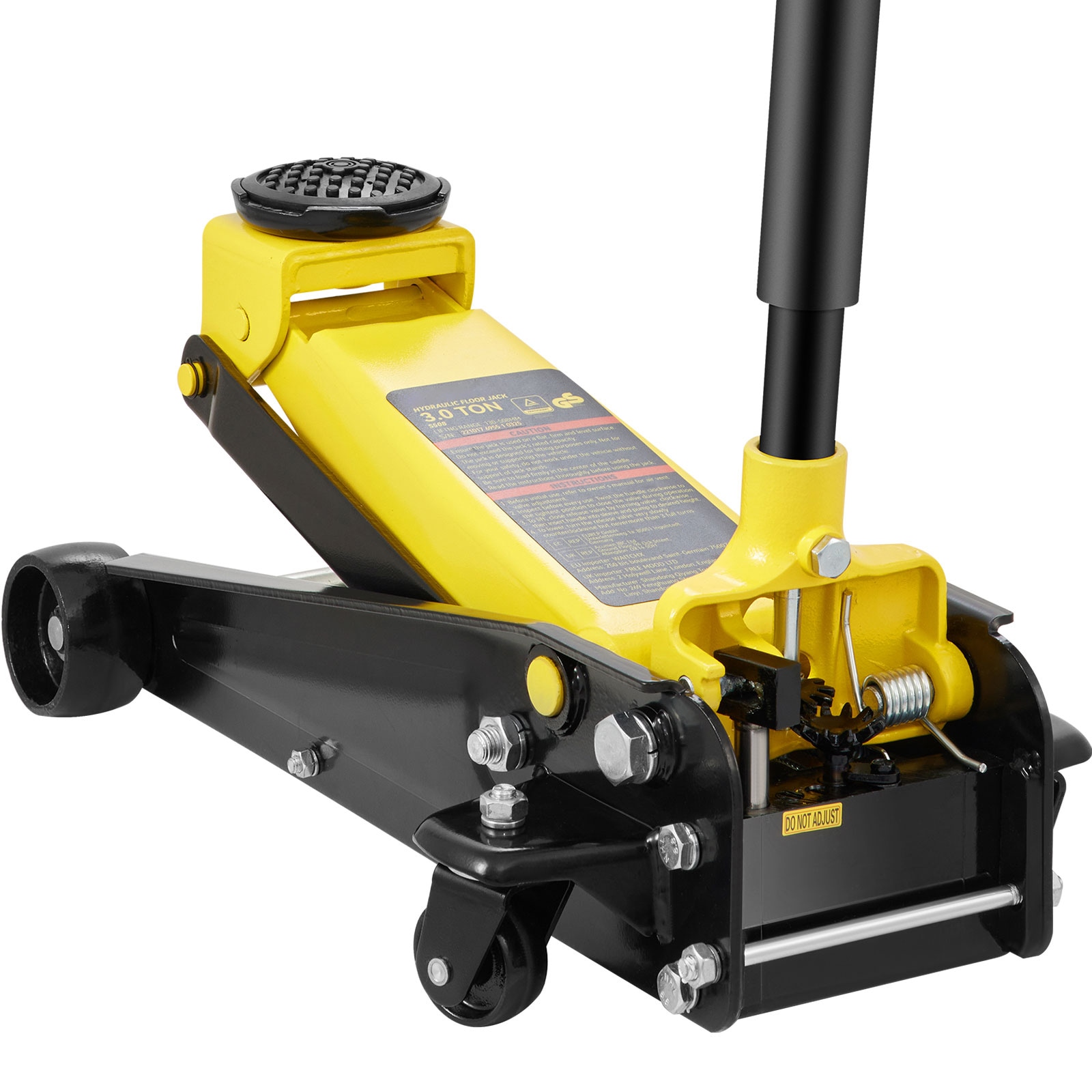 VEVOR SGWSQJDTZDG3TIXQOV0 Multiple colors/finishes 3-Ton Steel Manual Floor jack