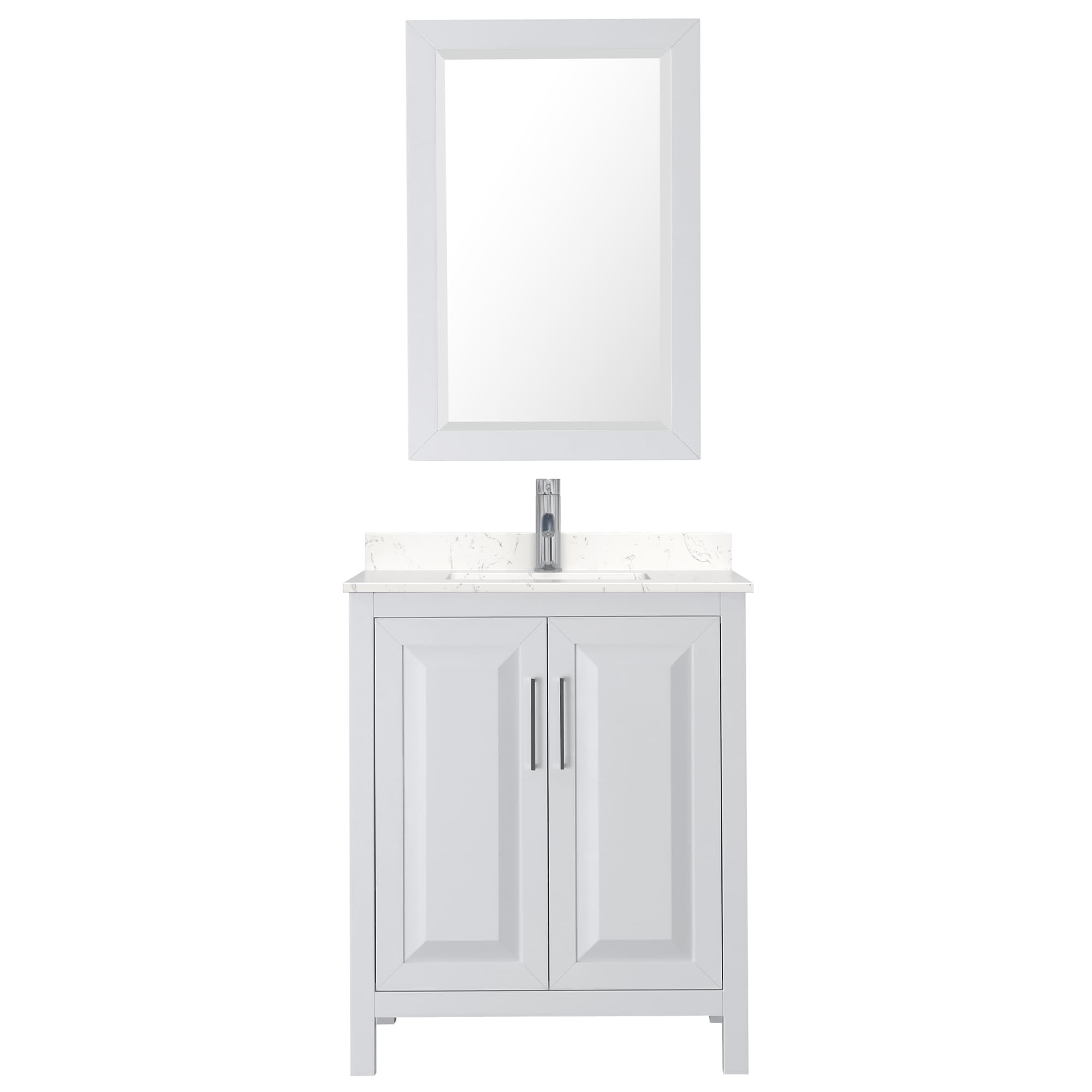 Wyndham Collection WCV252530SWHC2UNSM24 Bath-Vanity-Combo - View #3