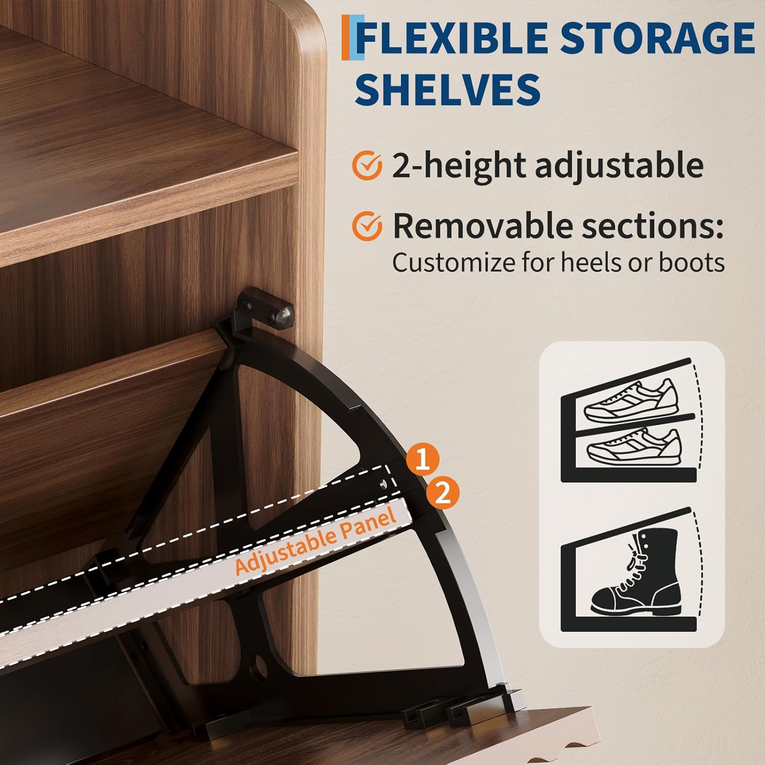 Garvee OYF-PHK-35E8MDGA Shoe-Racks - View #4
