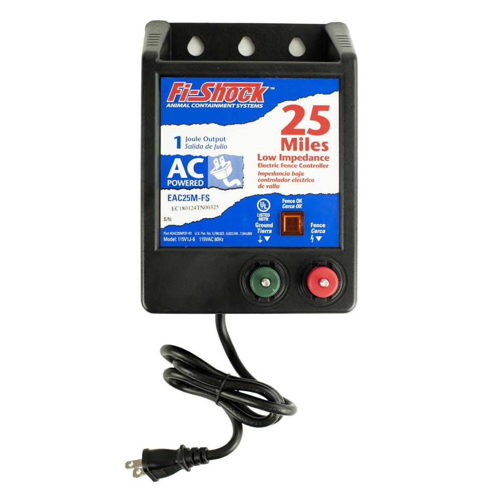 Fi-Shock 2-Mile AC Hardwired Electric Fence Charger 