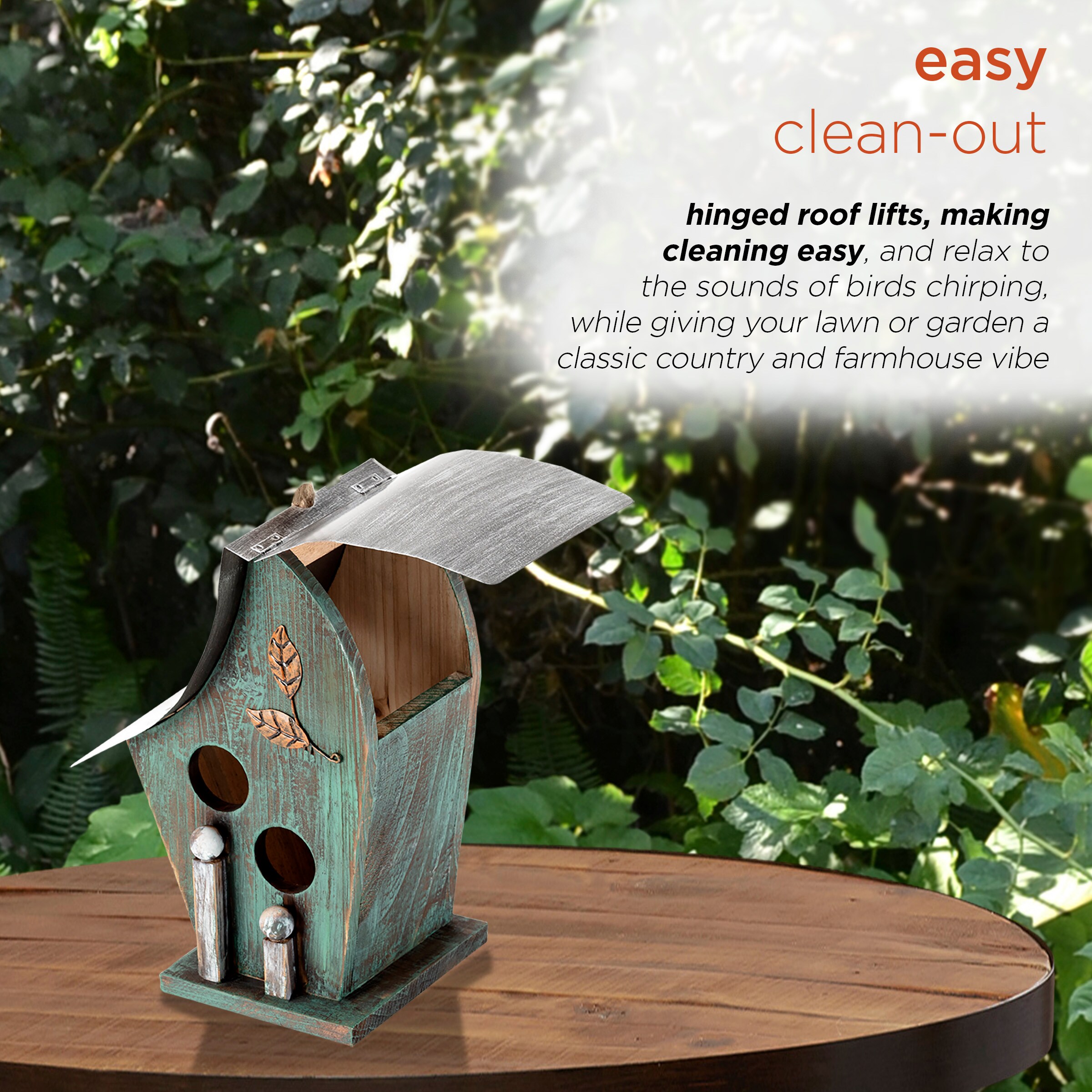 Alpine Corporation YEN134HH-TUR Bird-Houses - View #6