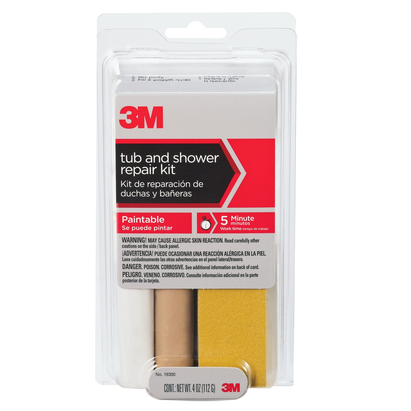 3M 18300-4 5-Pack Caulk Applicator Tools