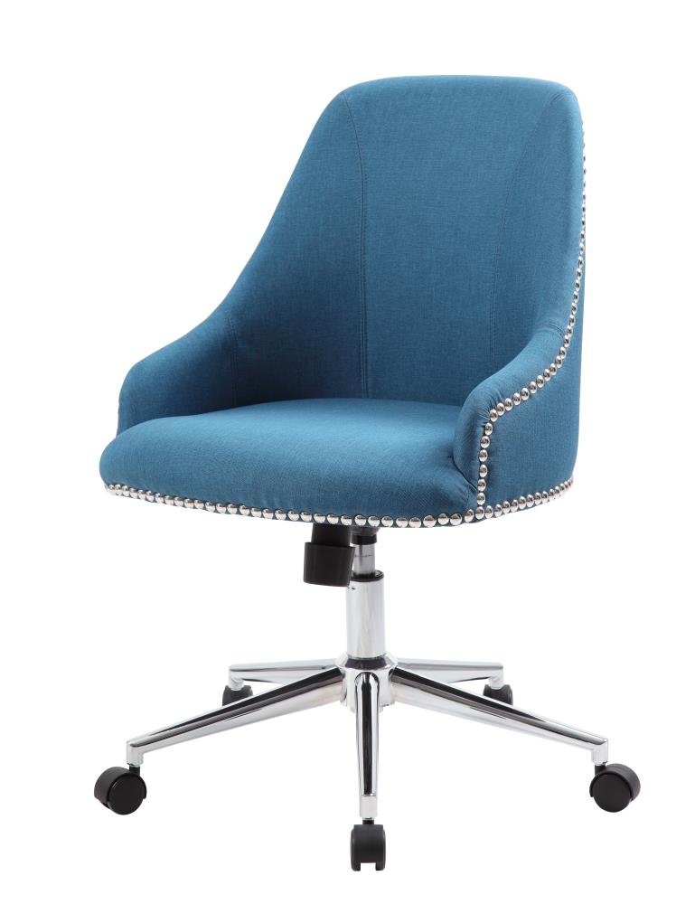 peacock blue office chair