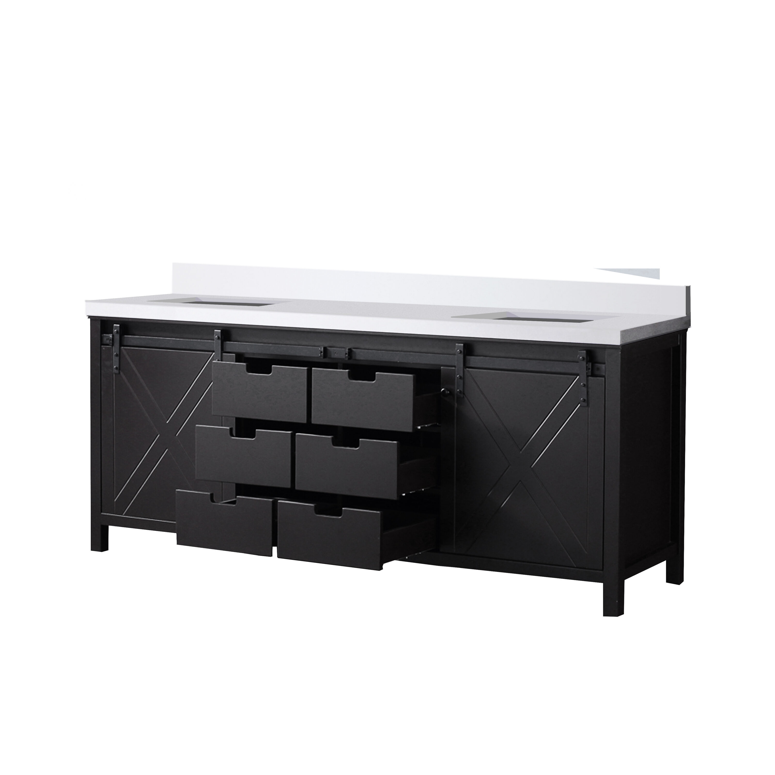 Lexora LVM80DC300 Bath-Vanity-Combo - View #4