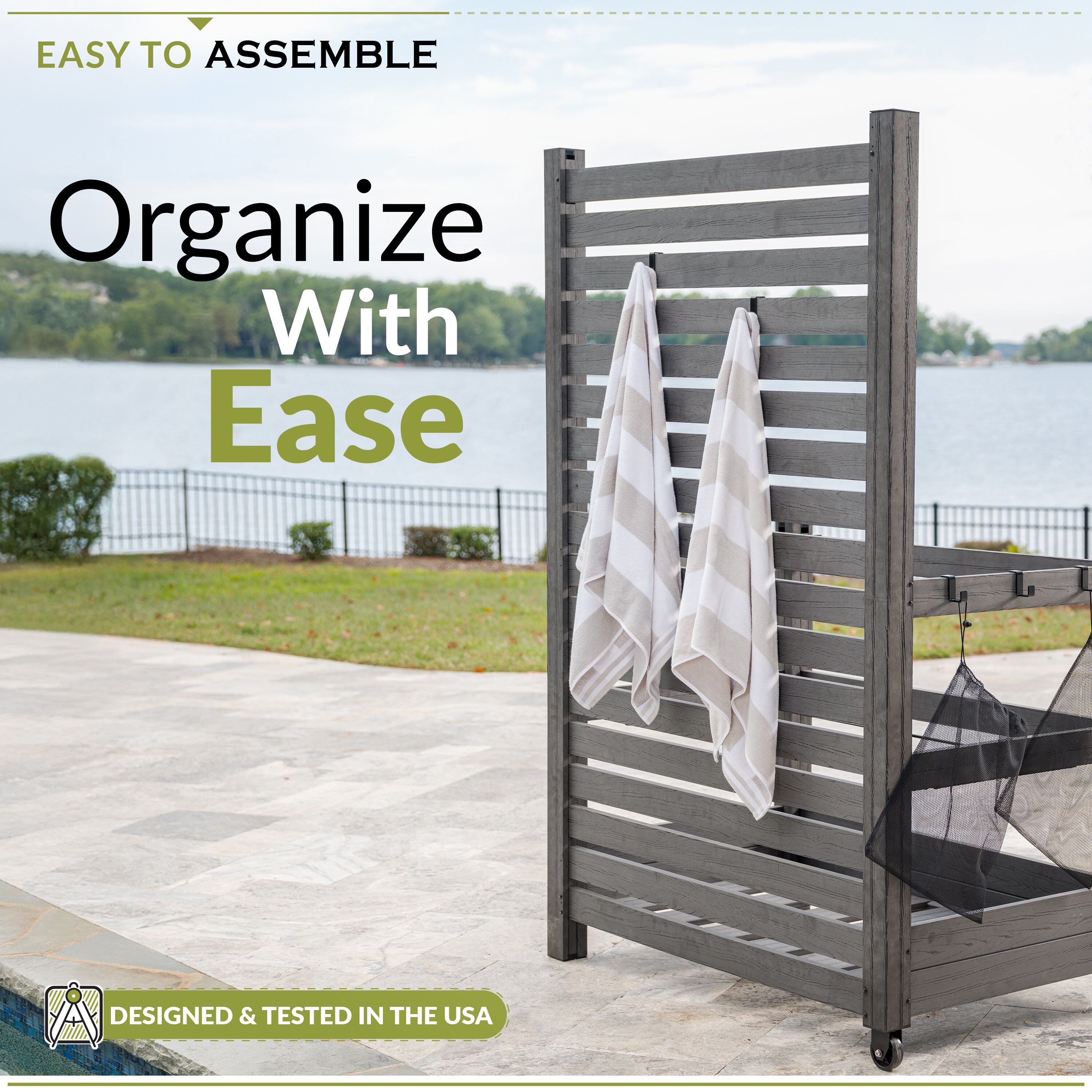 Zippity Outdoor Products ZP19080 Pool-Organization-Storage - View #2