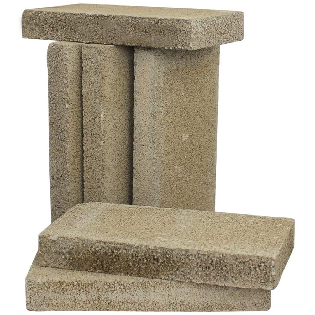 Pumice Firebrick For Stoves and Fireplaces (8 x 4.5 x 1.25”) PUMICE