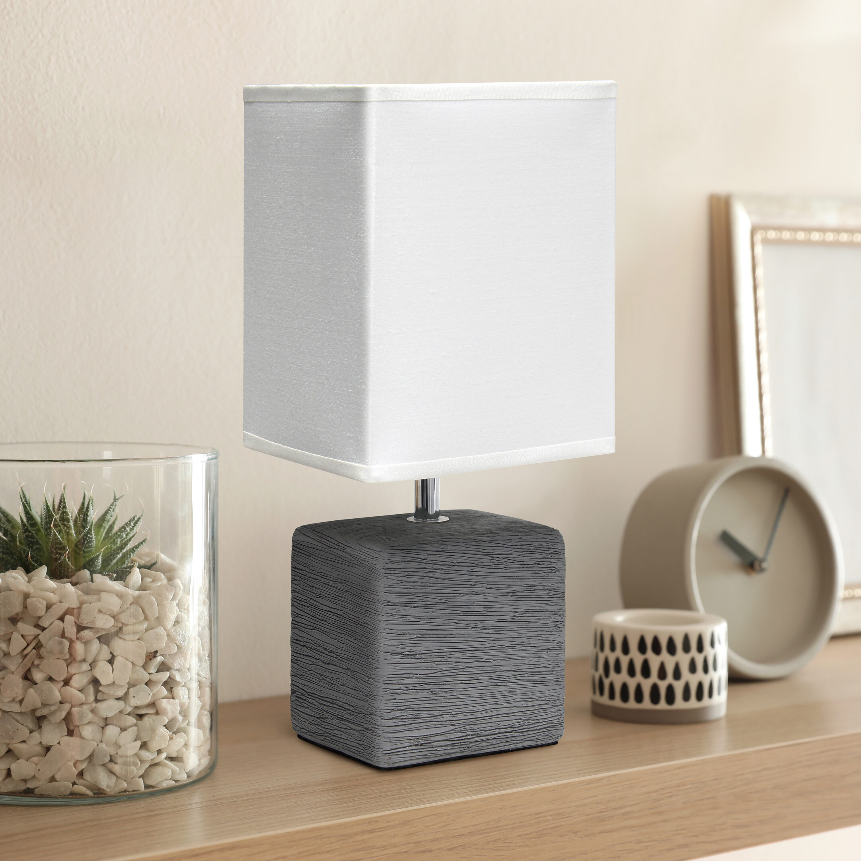 Simple Designs LT6004-GRY Table-Lamps - View #5