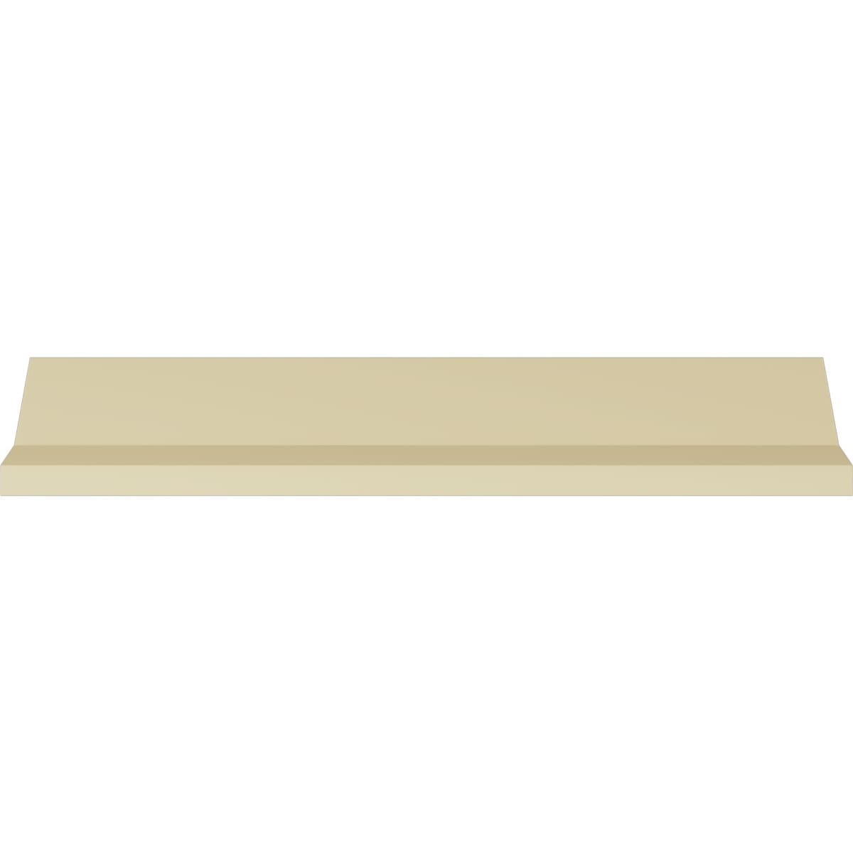 White Floral Polyurethane Crown Moulding, 94.5" Length
