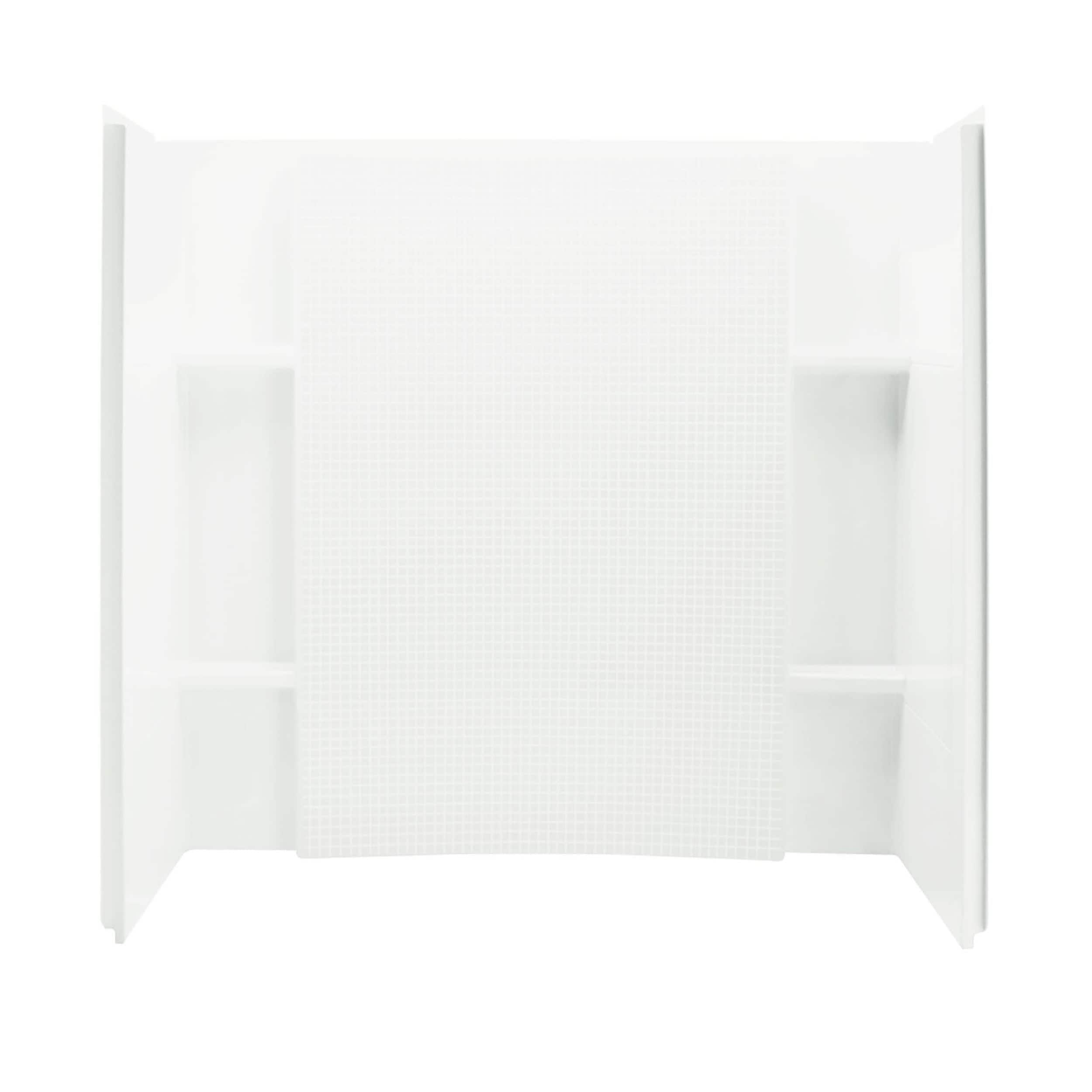 Sterling 71154106-0 Accord 32-Inches L x 60-Inches W x 55.25-Inches H White 3 -Piece Direct to stud Bathtub surround