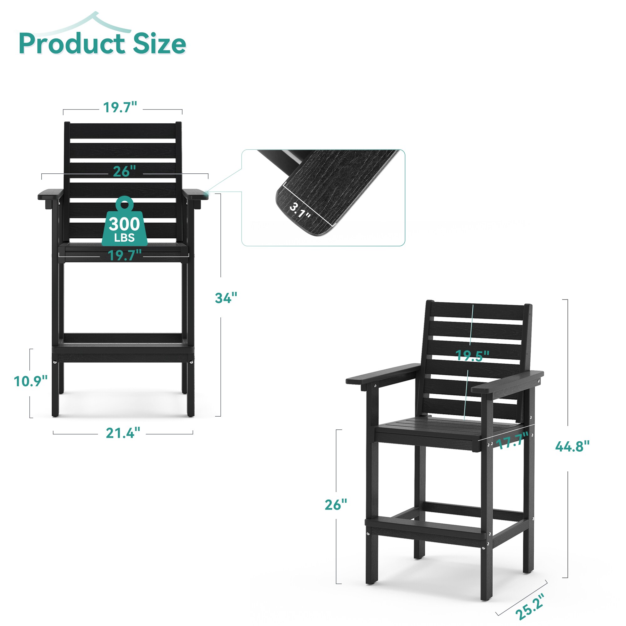 LUE BONA 2LB23DC0008-100LS Patio-Chairs - View #4