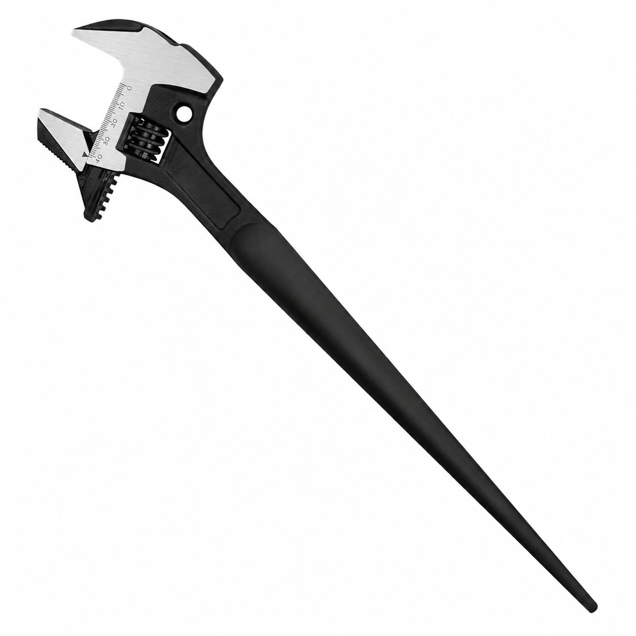 DYRCJ 16inch Adjustable Spud Wrench with Hammer and Pipe Wrench Functions Wide Jaw Up to 1.6 in Metric and SAE Scale Oxide Finish for Workshop #LDY0819Y269