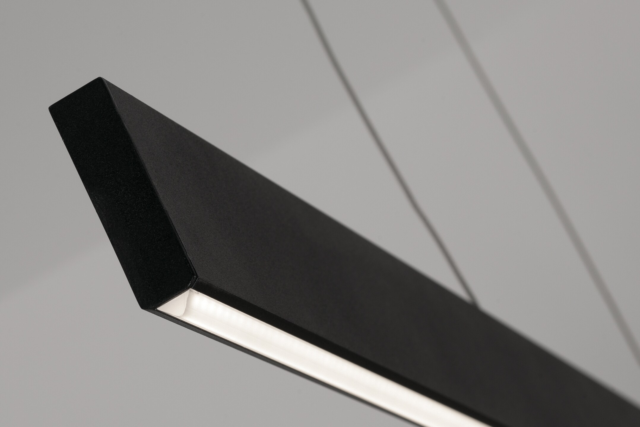Stealth 36" Black Aluminum LED Linear Pendant - Indoor/Outdoor