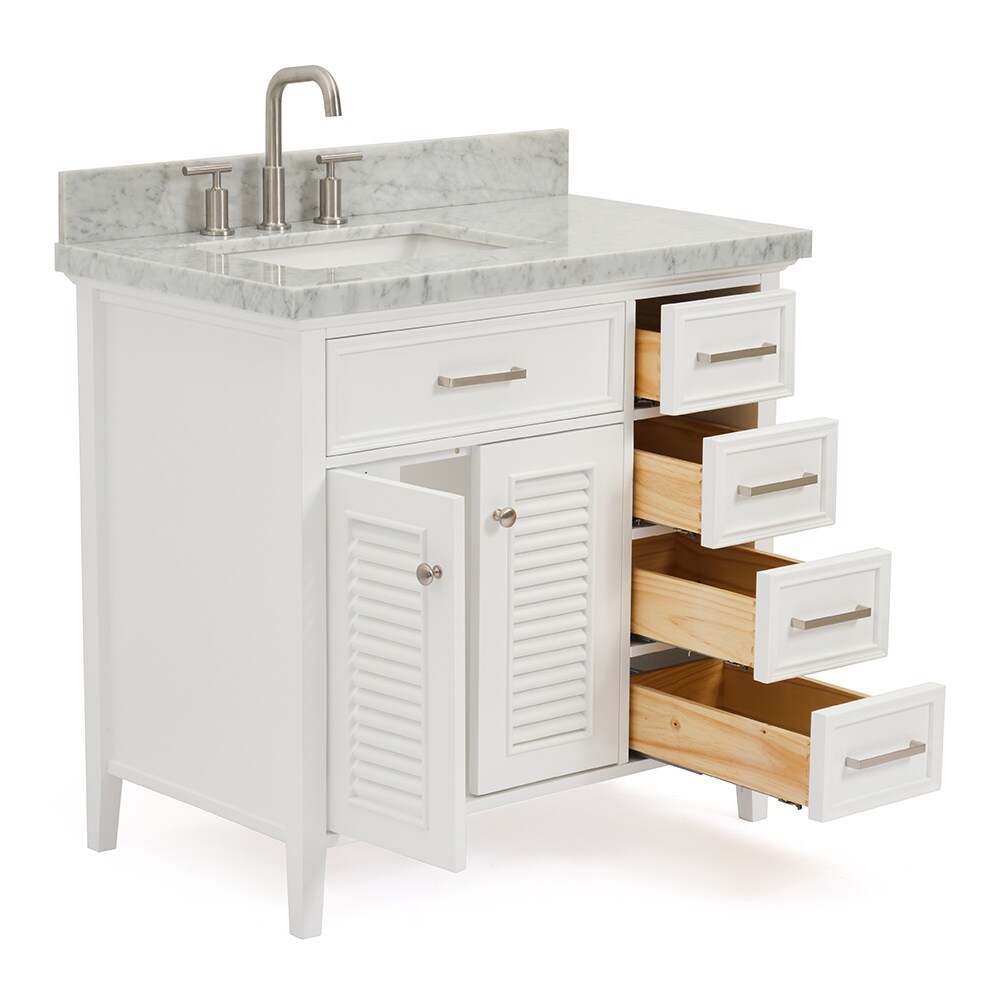 ARIEL D037S-L-VO-WHT Bath-Vanity-Combo - View #5