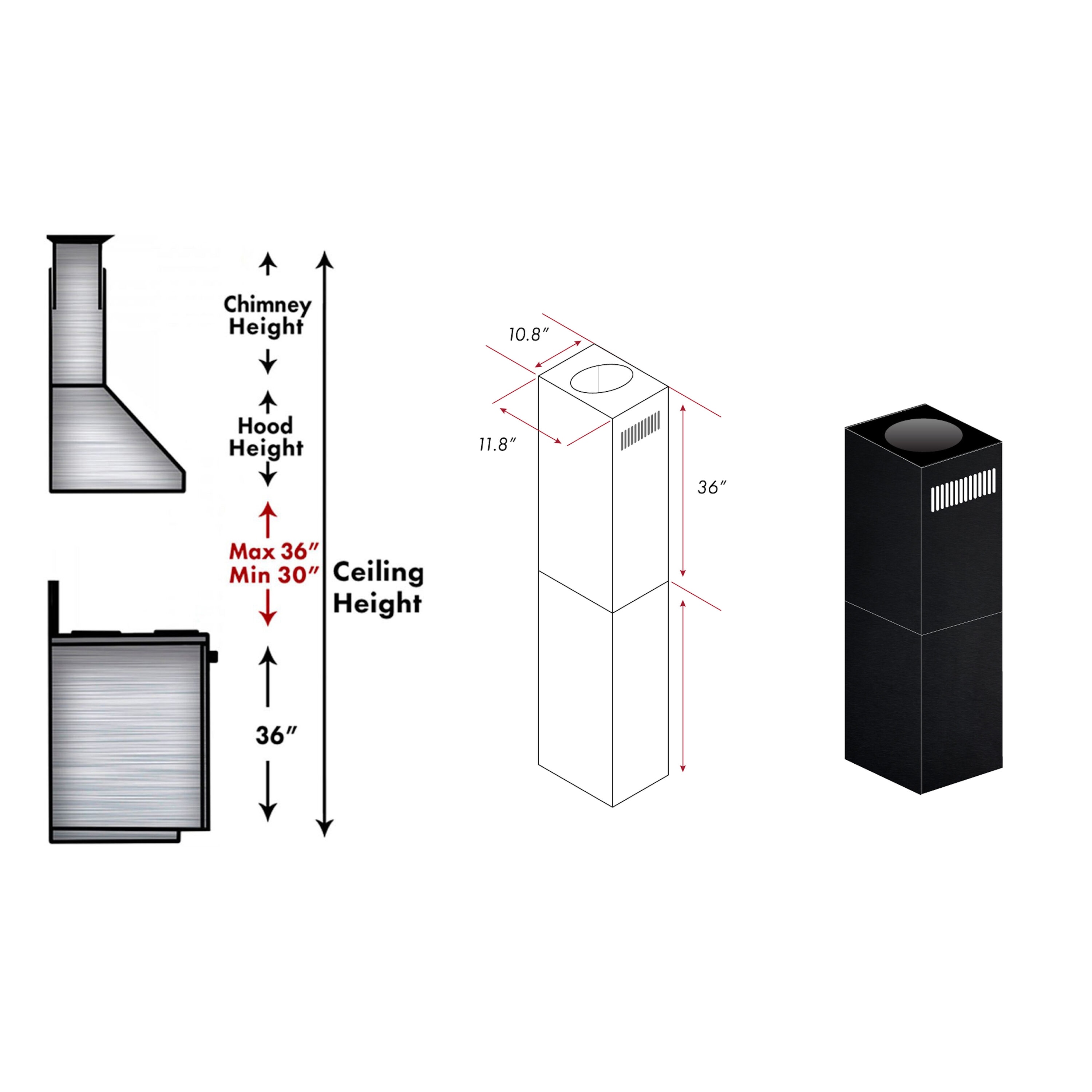 ZLINE KITCHEN & BATH 2PCEXT-BSKE2IN m000110 - View #2