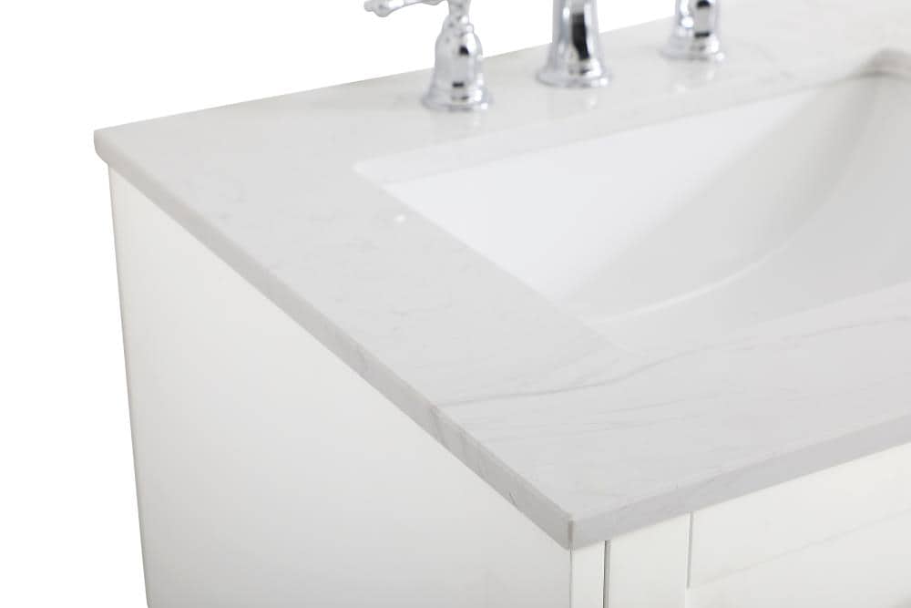 Elegant Decor FI54060DWH Bath-Vanity-Combo - View #7