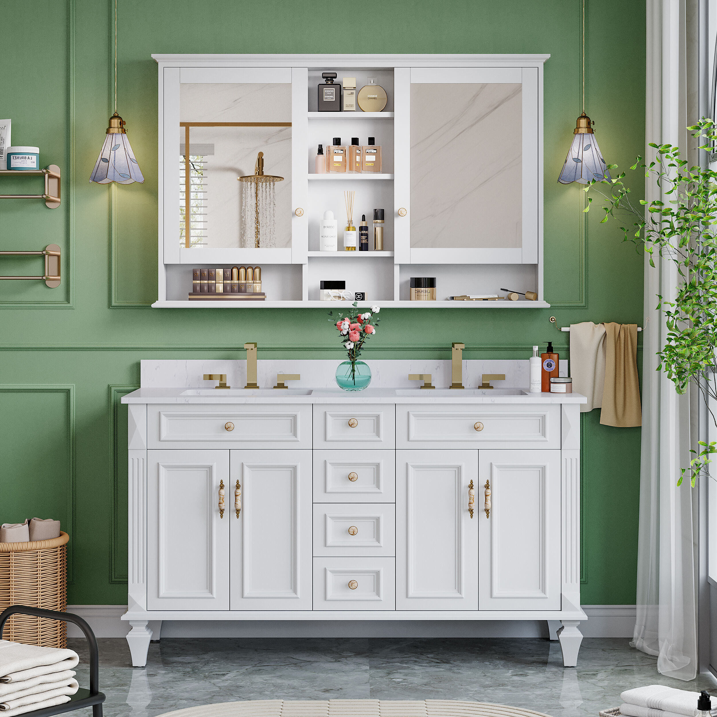 CALVON HMD5535WH Bathroom-Medicine-Cabinets - View #7