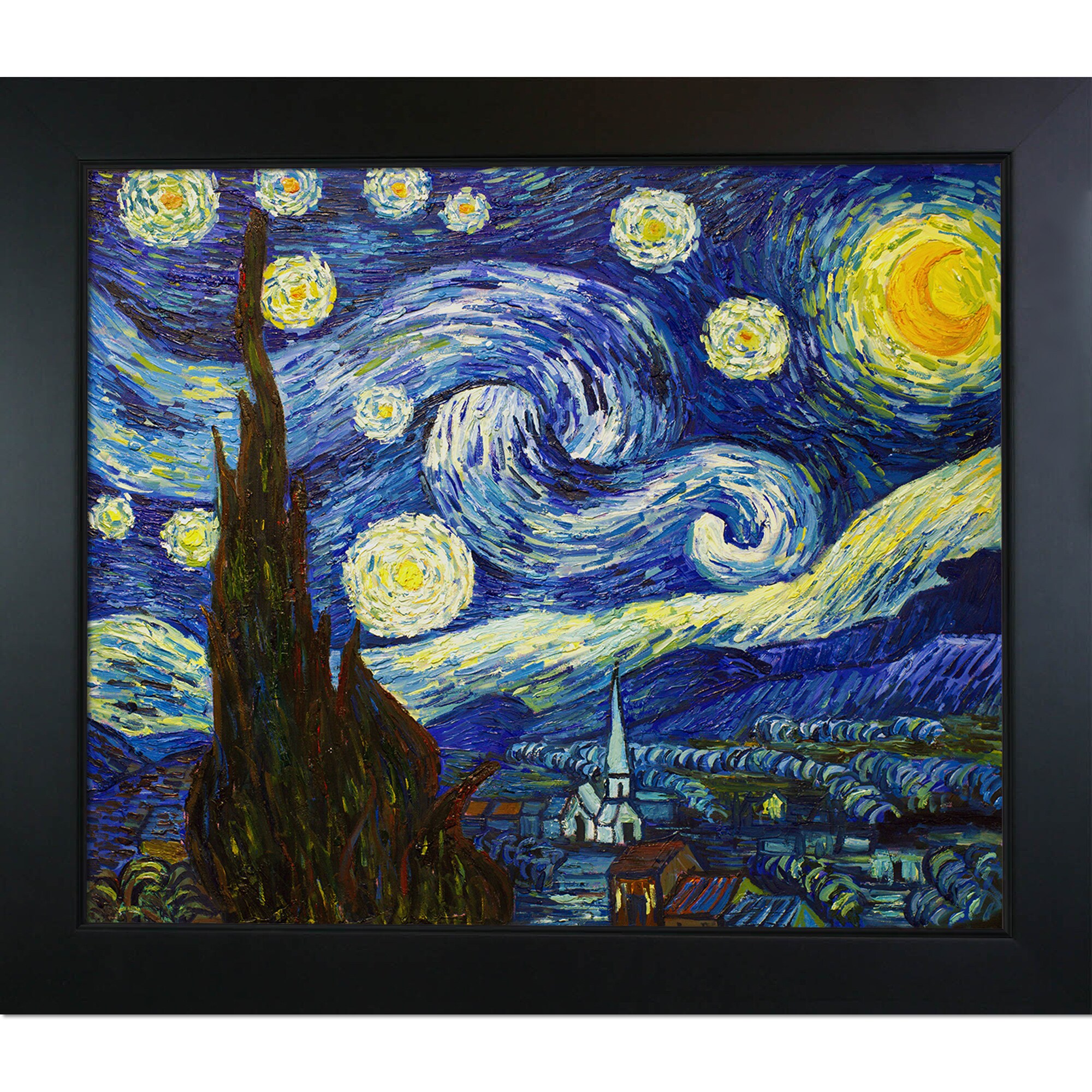 10/30/50Pcs Famous Painting Stickers Van Gogh Oil Painting Pattern