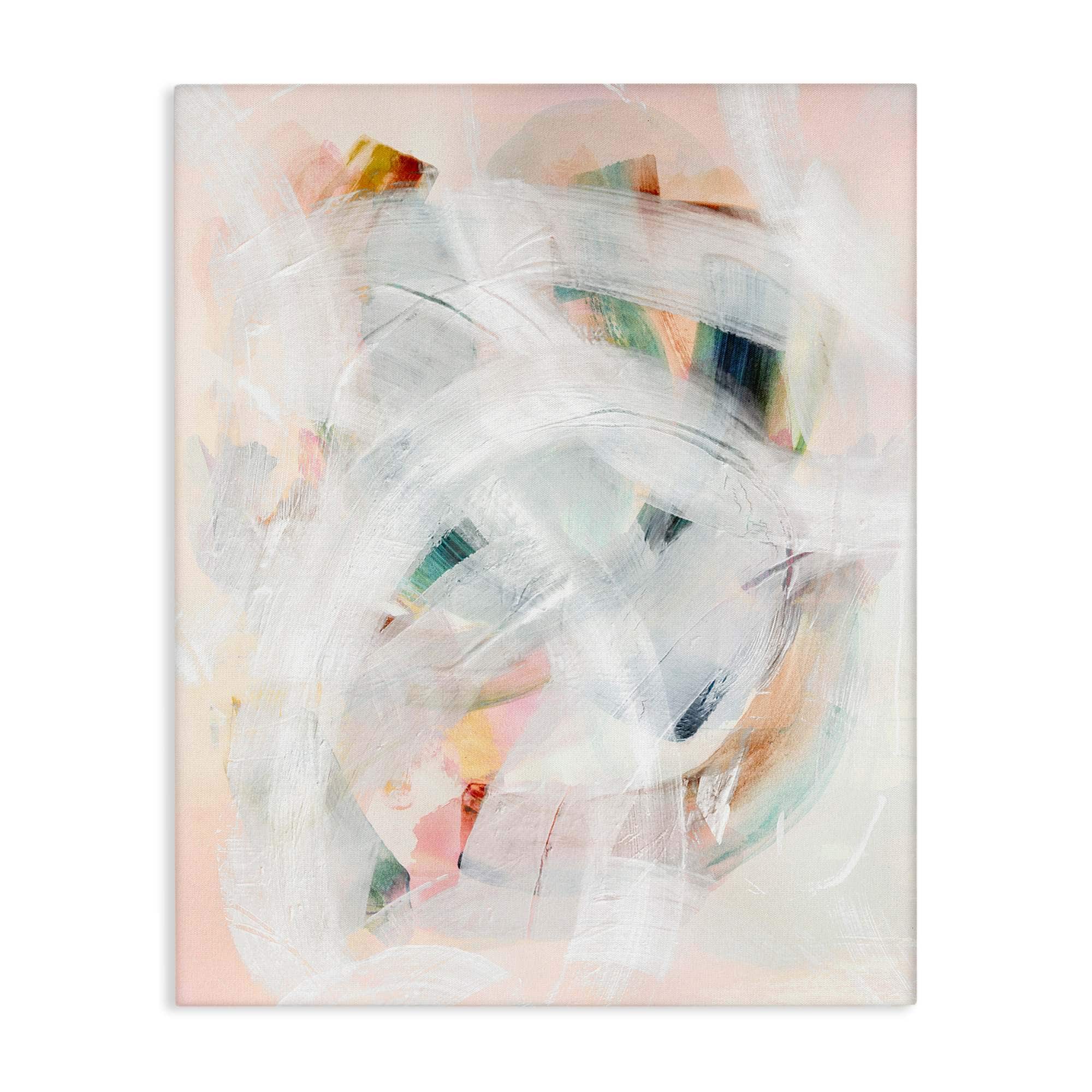 Stupell Industries BU-164-CN-30X40 Soft Abstraction with Curved Lines Canvas Wall Art By Gemma Bardot 30 x 40