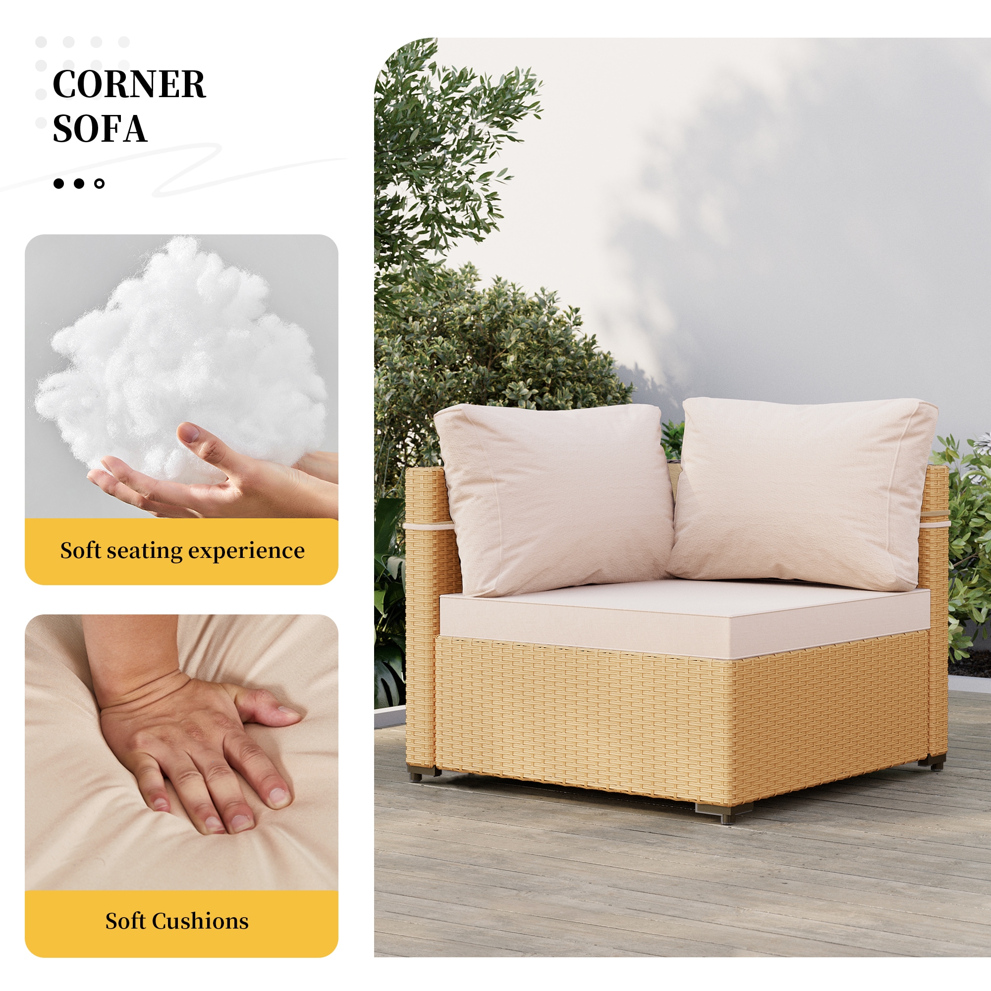 UPHA PL-3CZ-S42MH-H1 Patio-Conversation-Sets - View #5