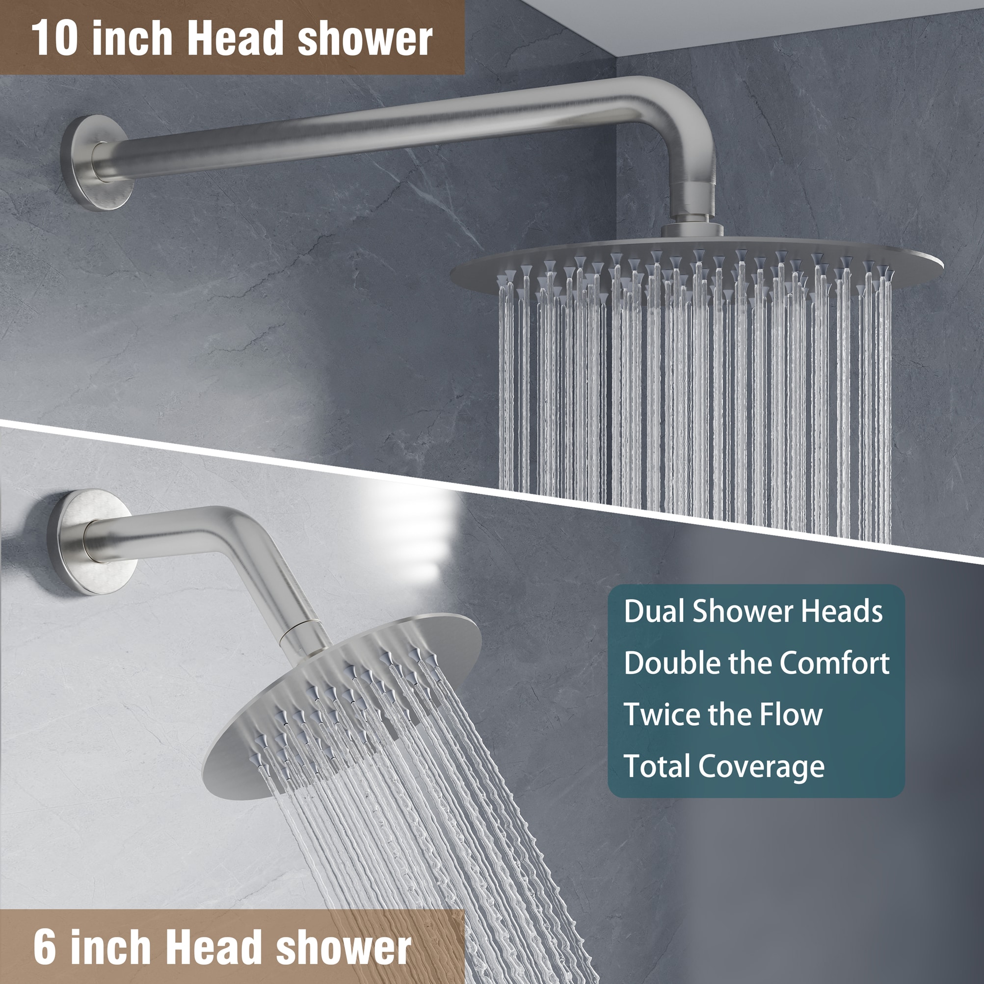 LIVIZA WB-0812-N Showerhead-Bar-Panels - View #9