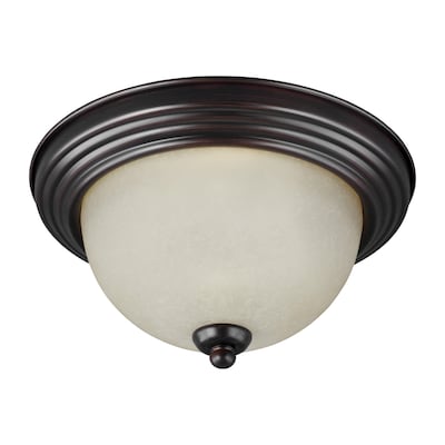 Sea Gull Lighting Outdoor Ceiling 7.5-in W Antique Bronze Outdoor Flush Mount Light ENERGY STAR Sea Gull Lighting Outdoor Ceiling 7.5-in W Antique Bronze Outdoor Flush Mount Light ENERGY STAR