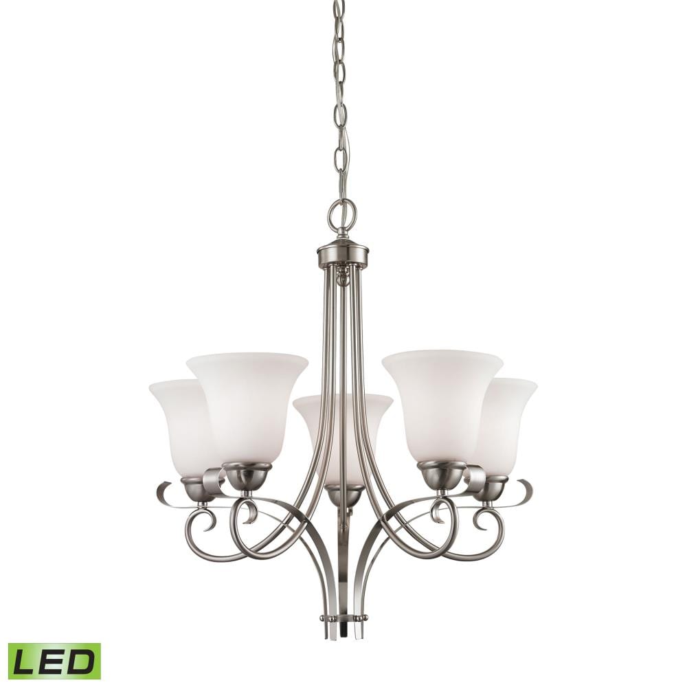 Thomas Lighting Brighton 5-Light Distressed Brown Transitional Dry ...