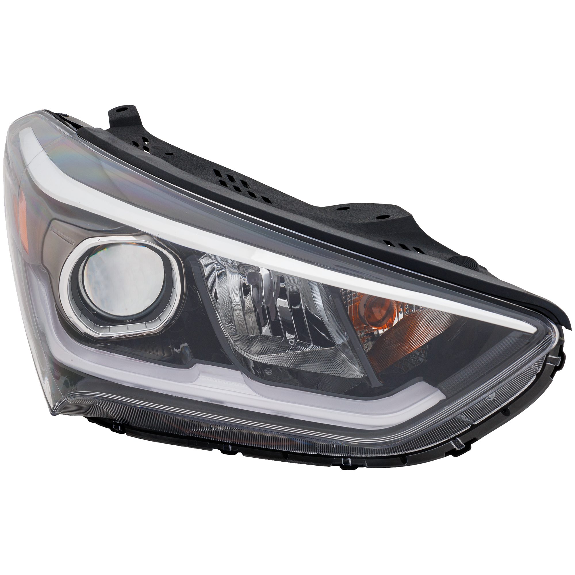 Garage-Pro GPRH10010055 Passenger Side Headlight For Hyundai Santa Fe 2017-2018 Halogen with Bulb(s) Replaces# 92102b8530