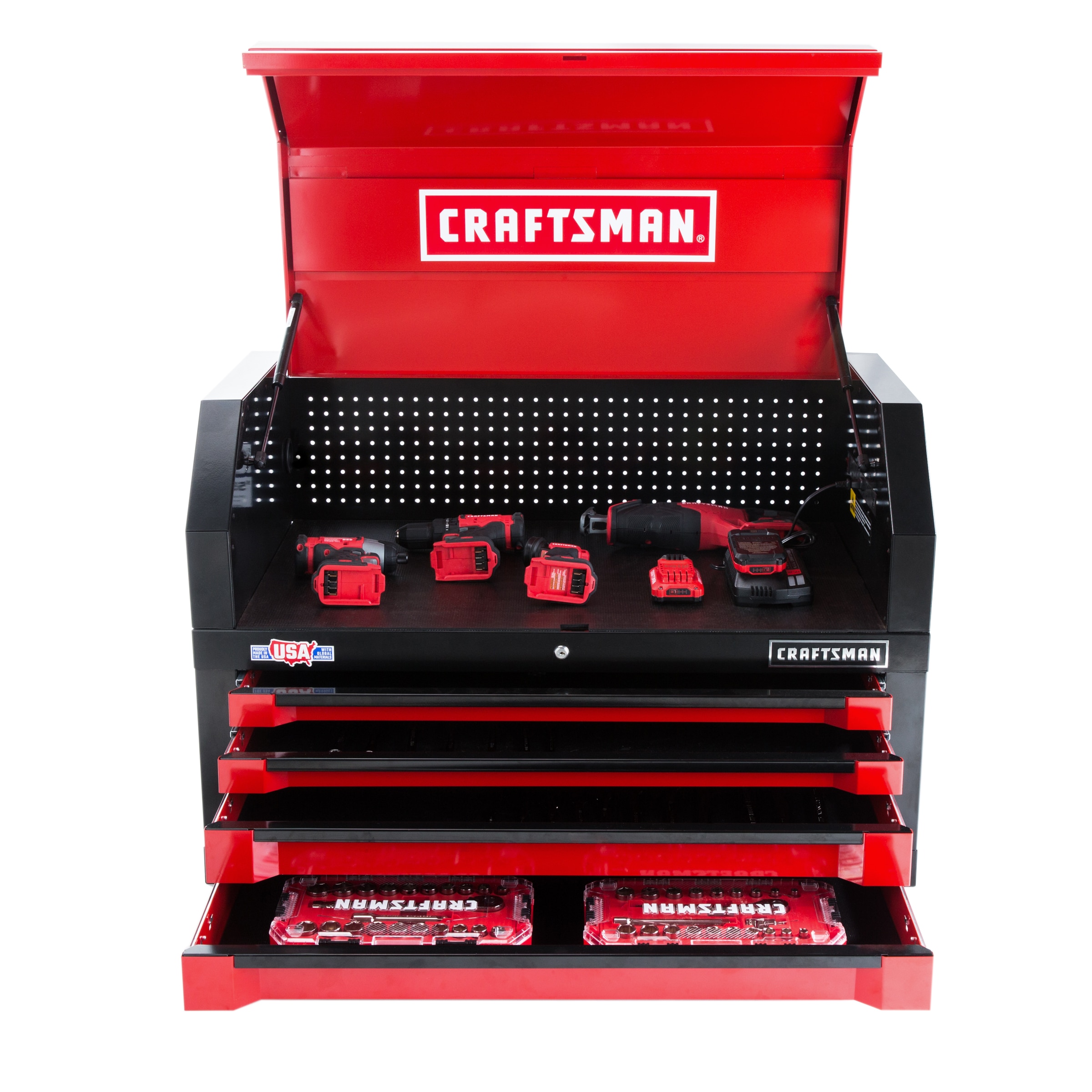 CRAFTSMAN 3000 Series 41-in W x 24.5-in H 4-Drawer Steel Tool