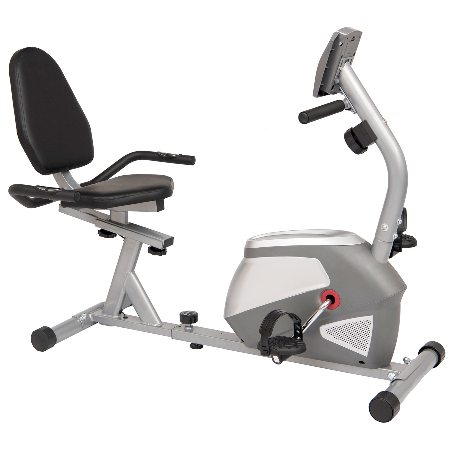 Body Flex Sports Body Power Magnetic Spin Exercise Bike in Gray