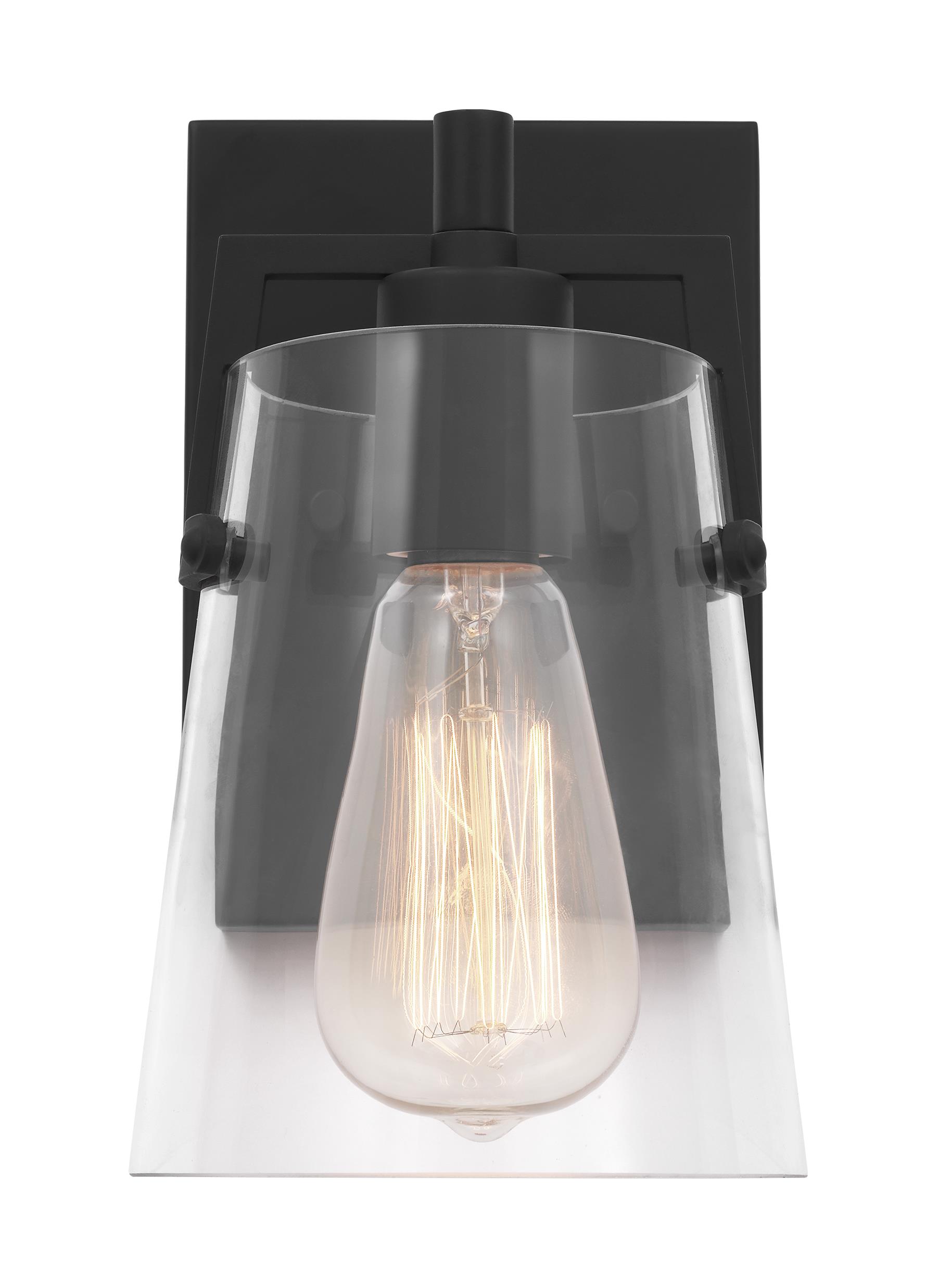 Scott Living DJV1031MBK Crofton 5.25-in 1 -Light Black Modern/contemporary Vanity light