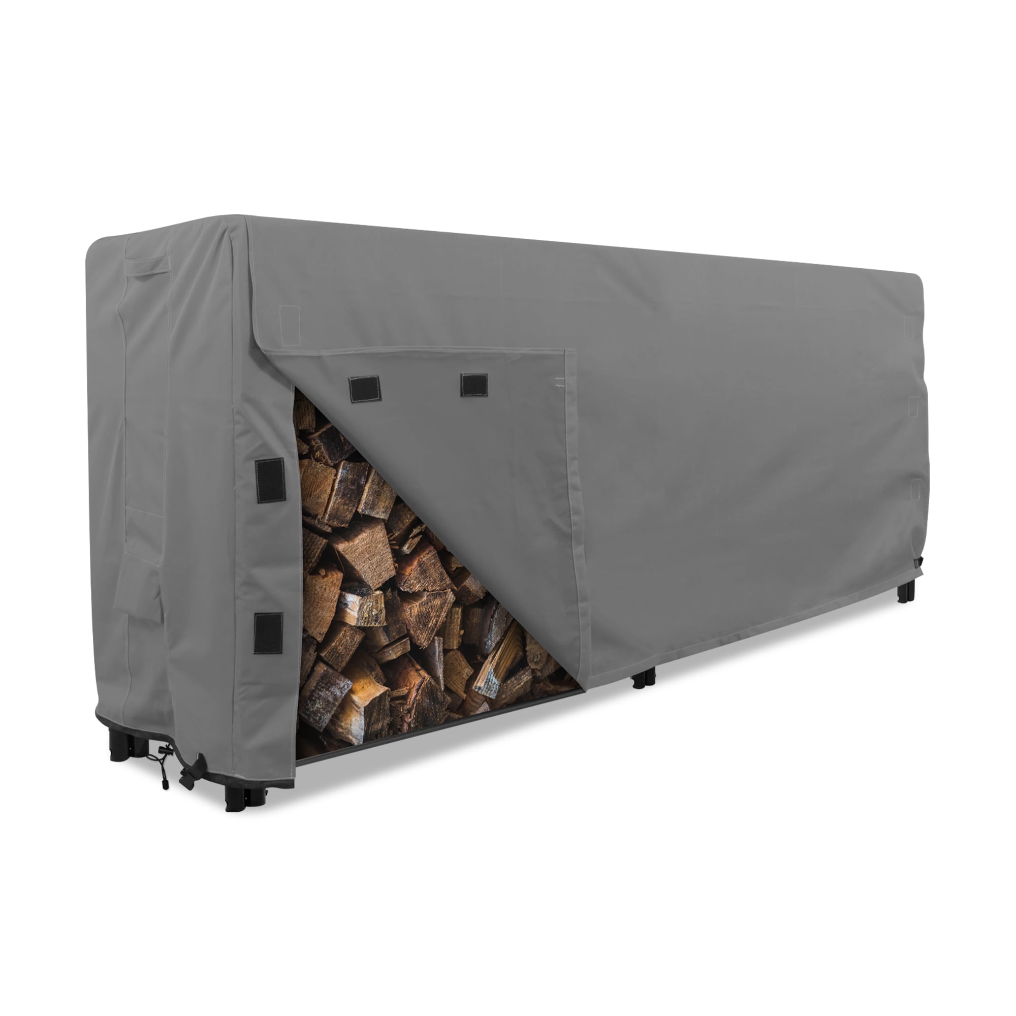 KHOMO GEAR GER-1049 96-Inches L x 24-Inches W x 48-Inches H Polyester Firewood Cover