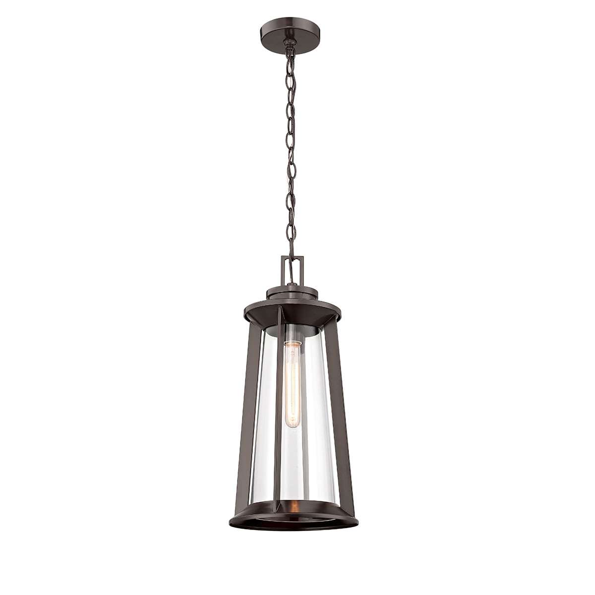 Bolling Regency Style Outdoor Hanging Lantern in Powder Coat Bronze