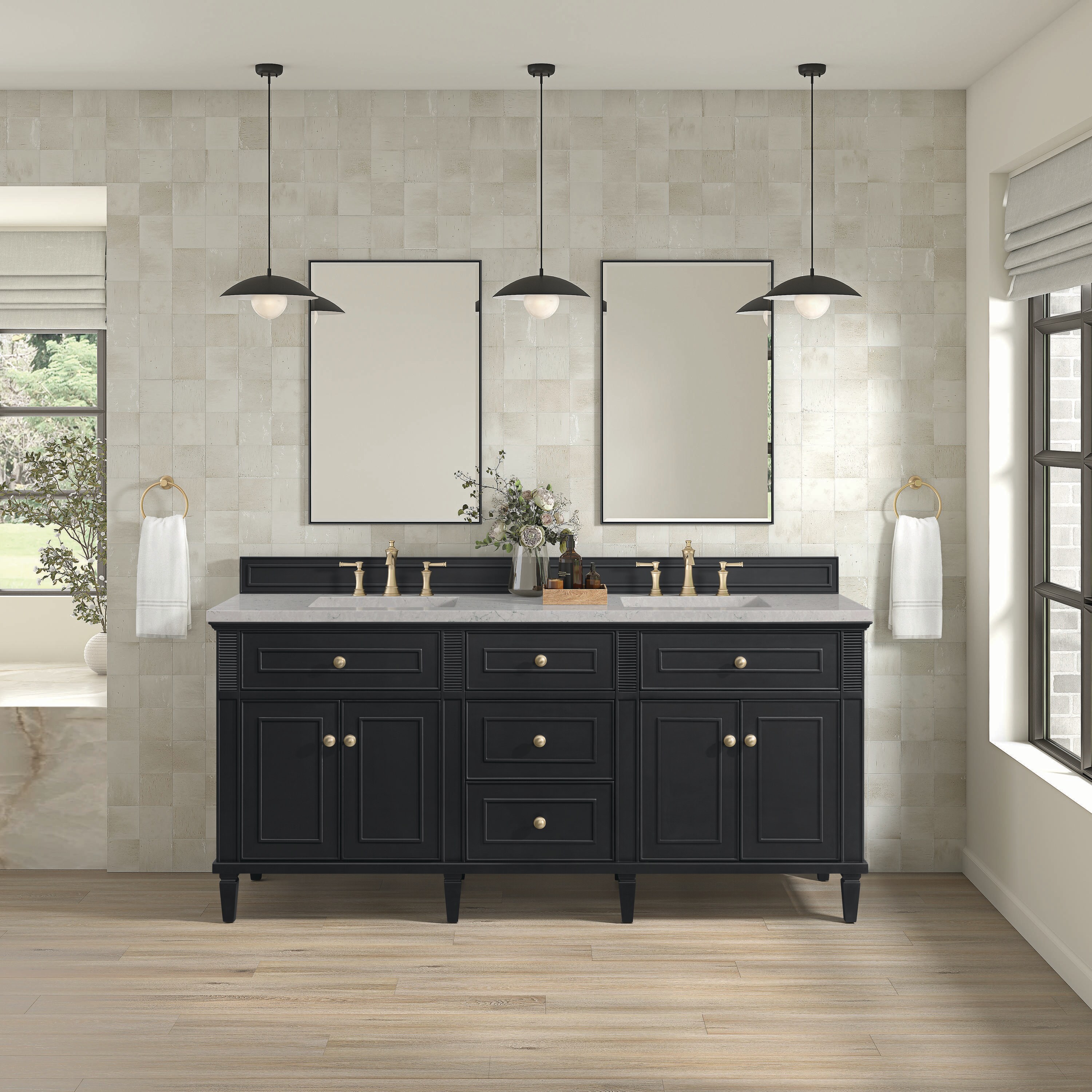 James Martin Vanities 424-V72-BKO-3EJP Bath-Vanity-Combo - View #9