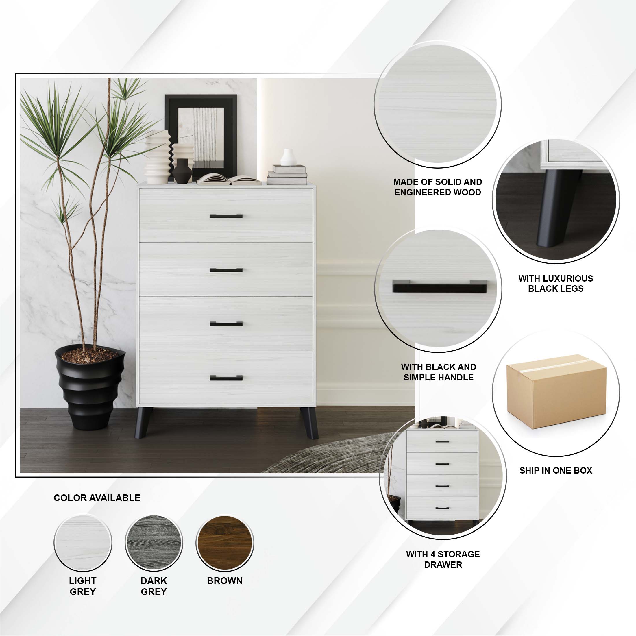 CasePiece C90135CH-BN dressers - View #9