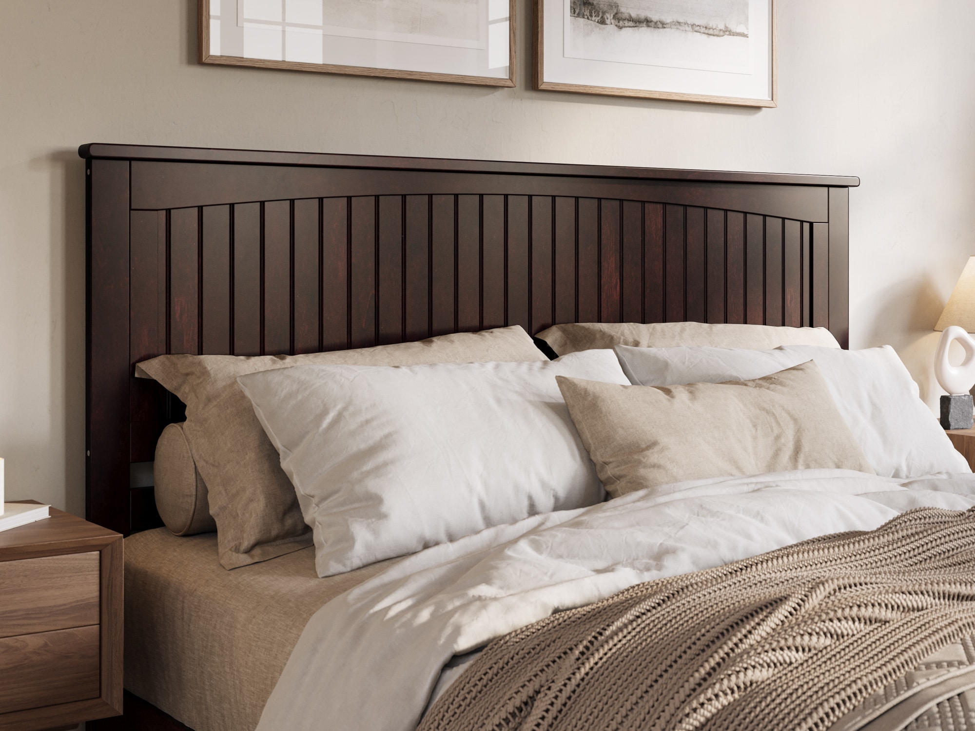 AFI Furnishings Nantucket Espresso King Headboard in the Headboards ...