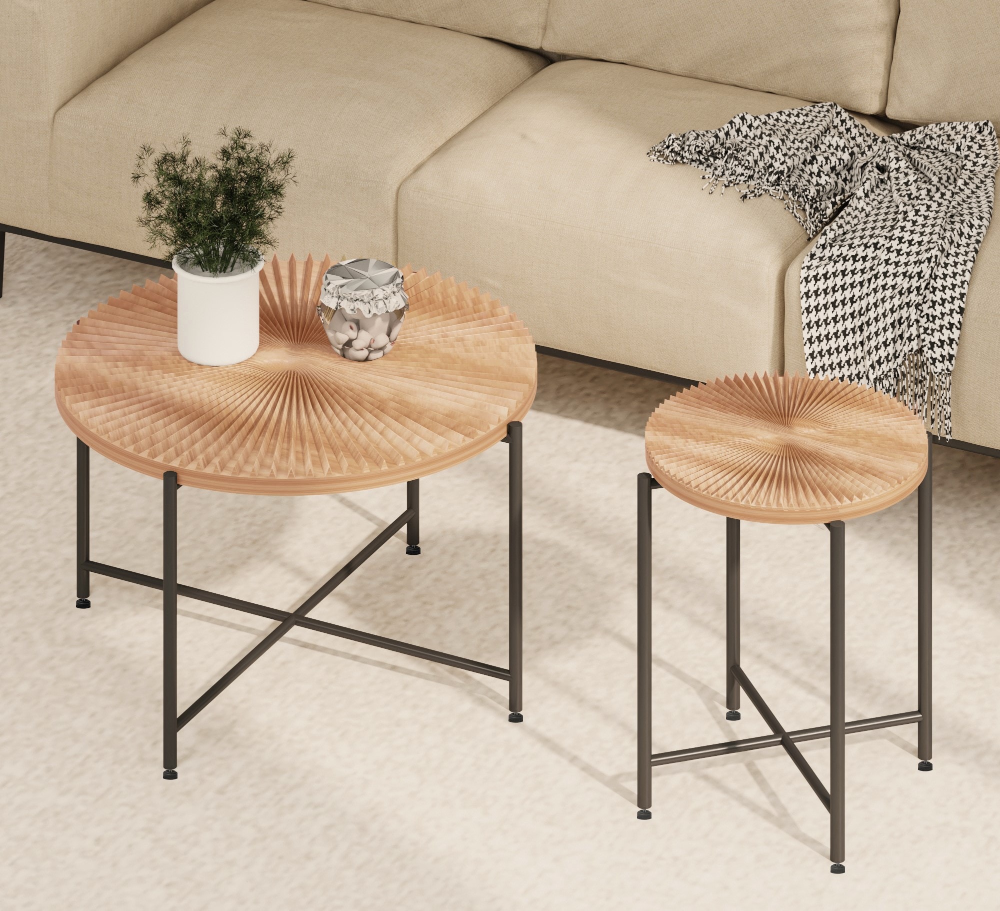 LUXEYARD DS-Y-YC-1918 End-Tables - View #2
