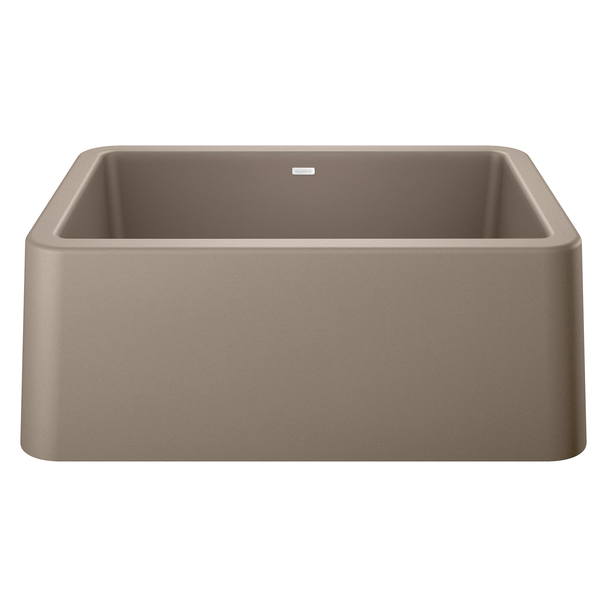 BLANCO 402318 Ikon Silgranit Farmhouse apron front 27-in x 19-in Granite Single bowl Kitchen Sink