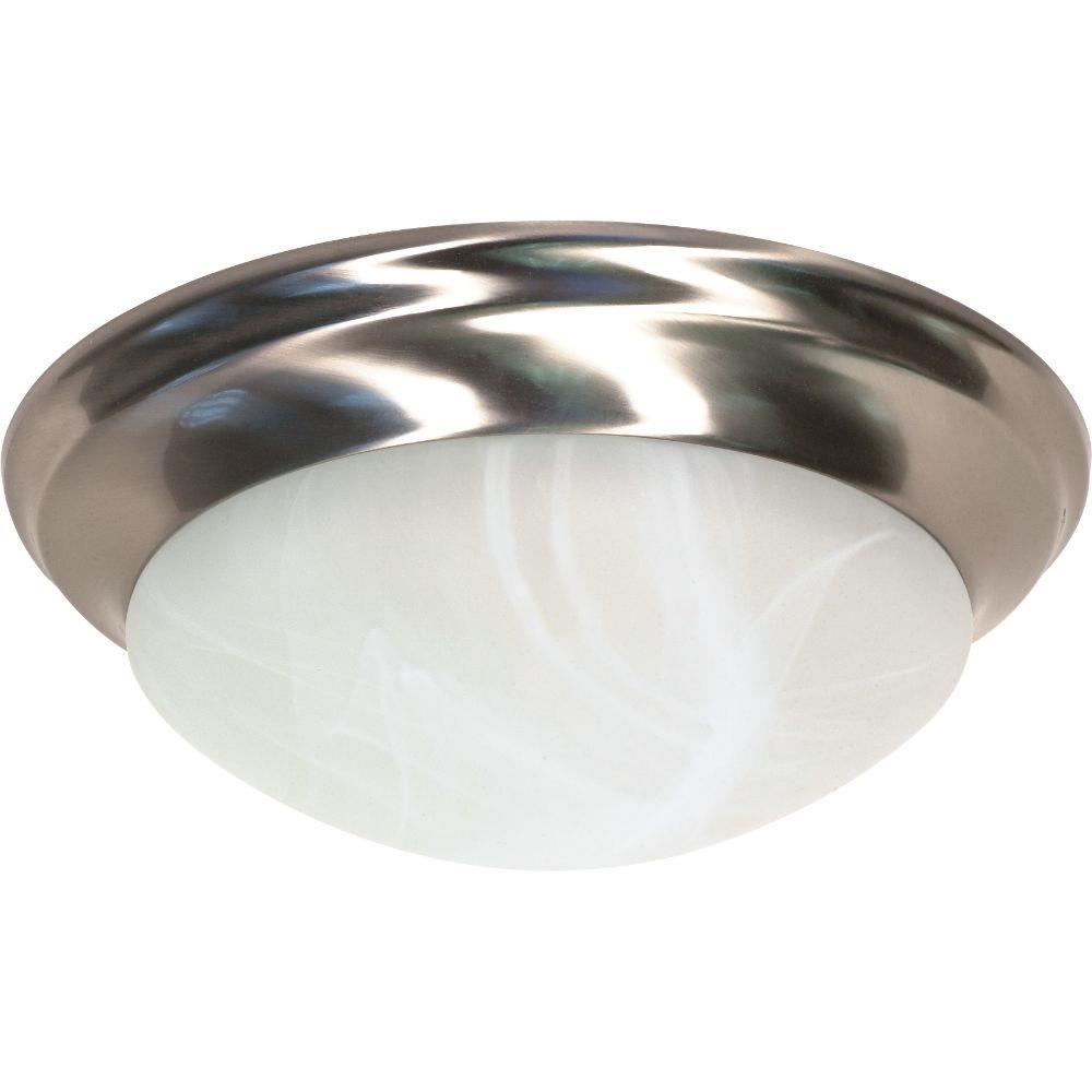  LW-SC514748 2-Light 14-in Brushed Nickel Flush Mount Light