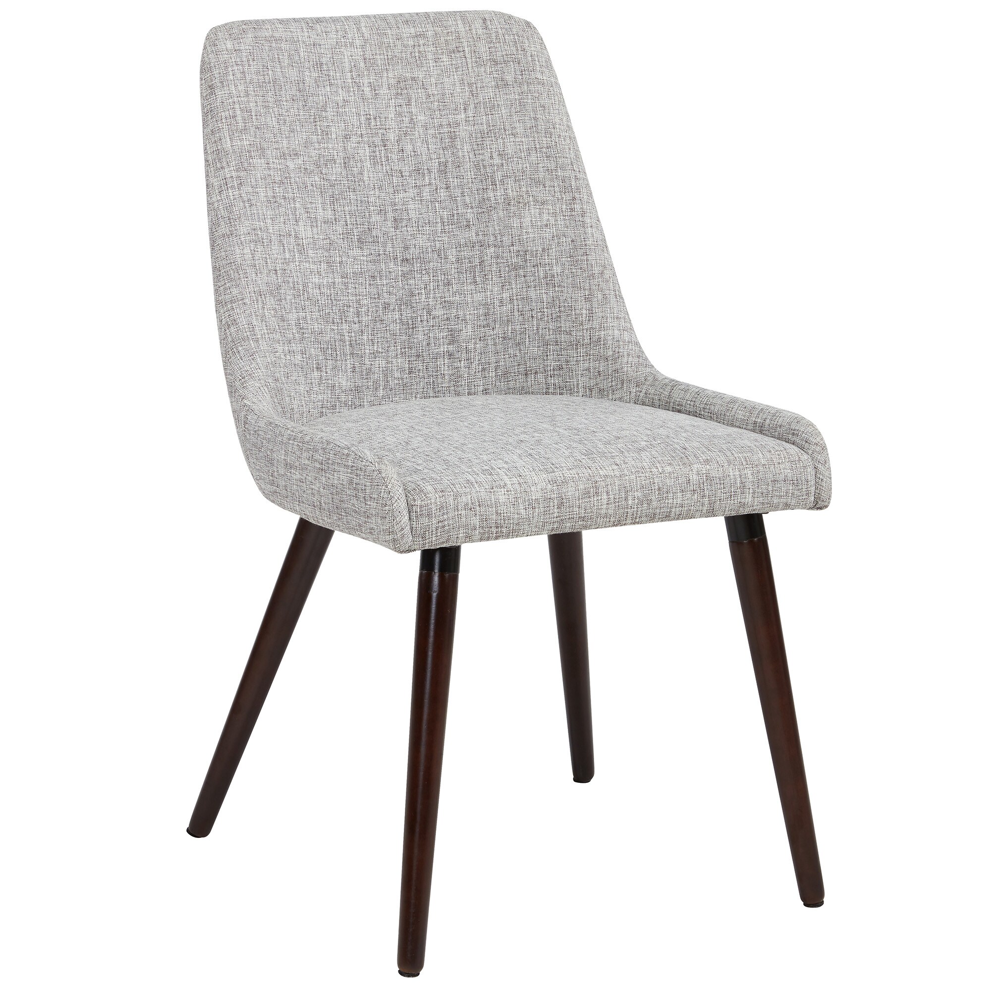 Worldwide Homefurnishings 202-247WL/LG Set of 2 Contemporary/Modern Polyester/Polyester Blend Upholstered Dining Side Chair (Metal Frame)