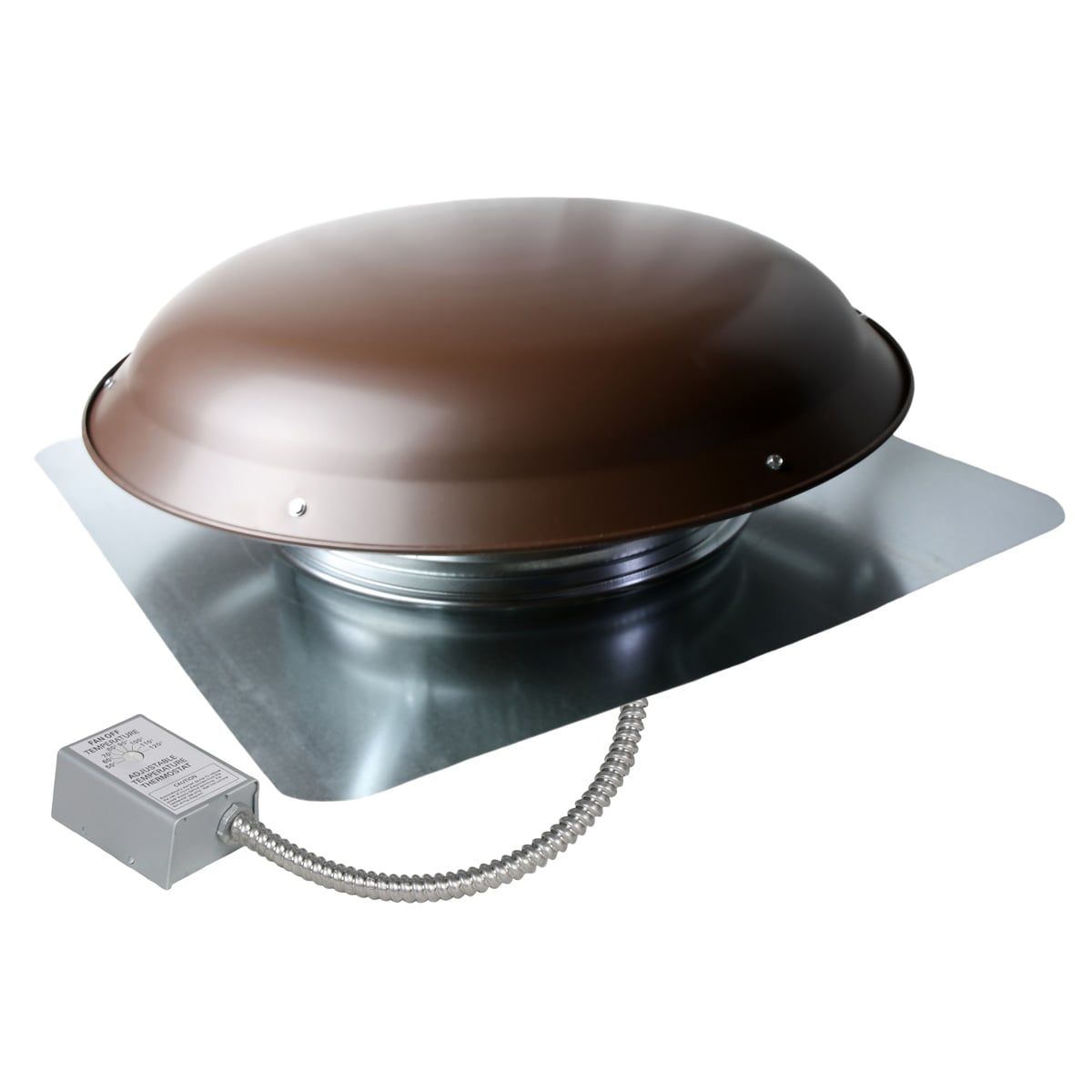 Maxx Air CX3000EEAMBRUPS 3000 Series 1400 -CFM Brown Galvanized steel Electric Power Roof Vent