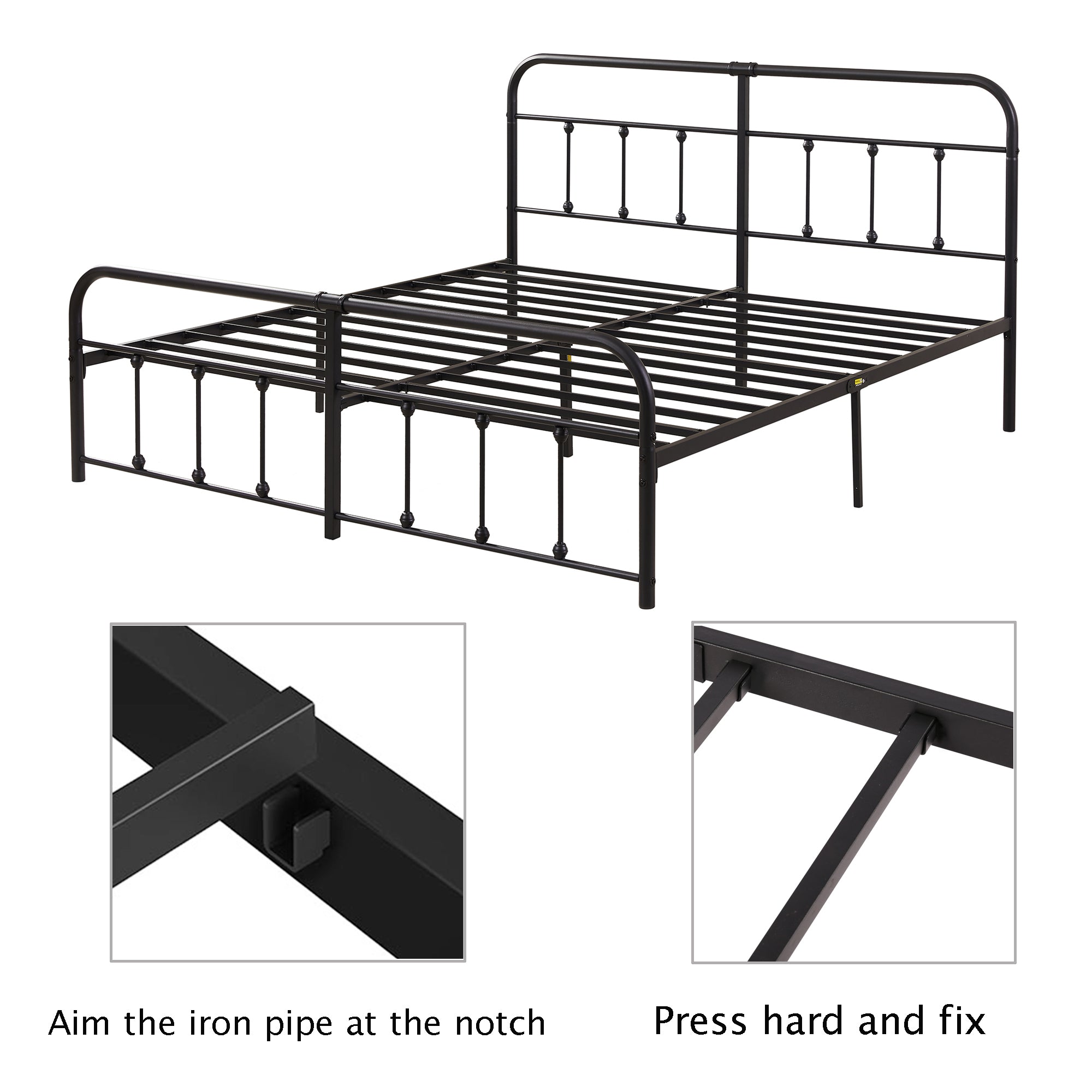 Vecelo LOE-BTJ-MBK08-BLK beds - View #2