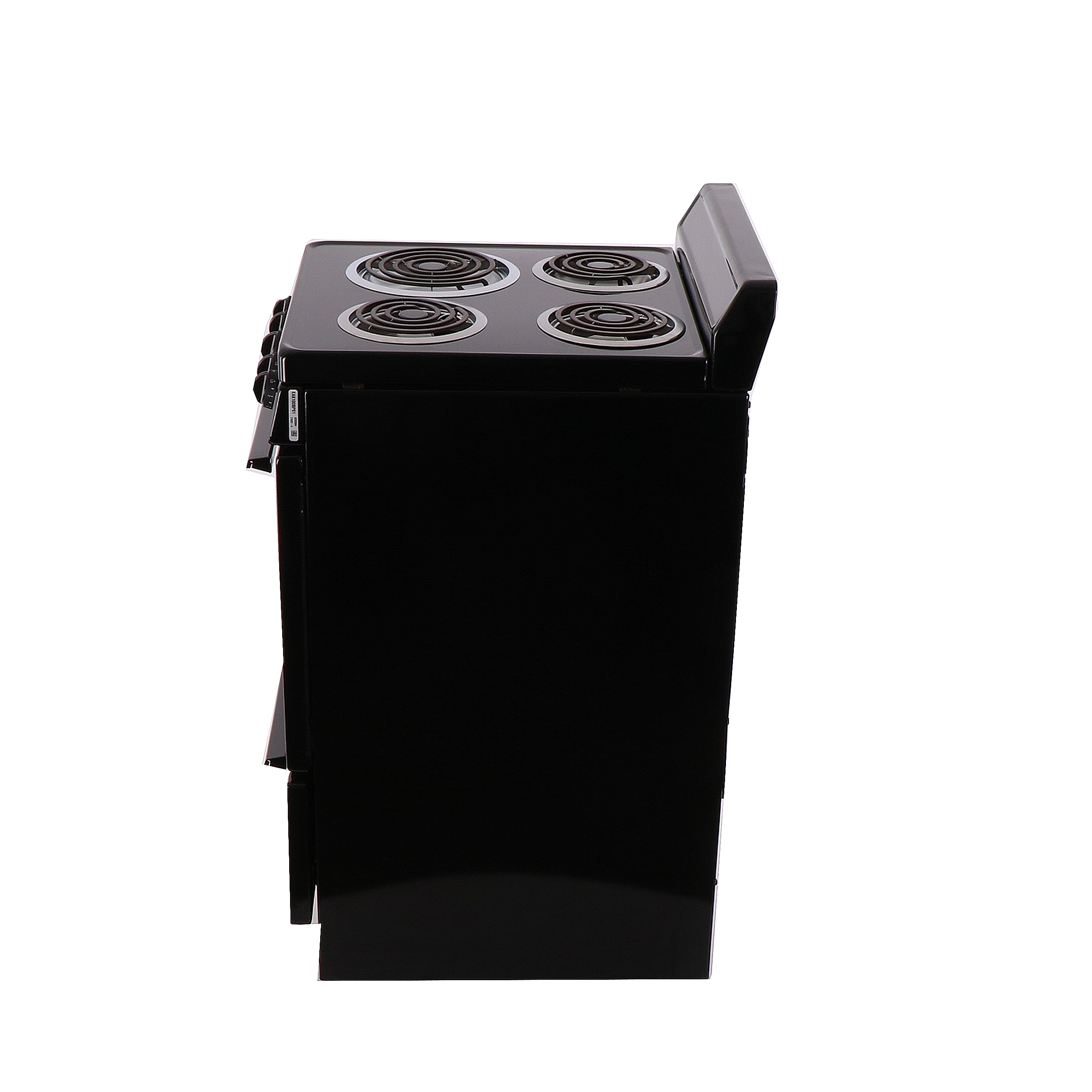 Premier EAK100BP 20 Inch Freestanding Electric Range with 4 Coil Elements,  2.4 cu. ft. Capacity, 2 Adjustable Oven Racks, 4 Inch Porcelain Backguard  and ADA Compliant: Black