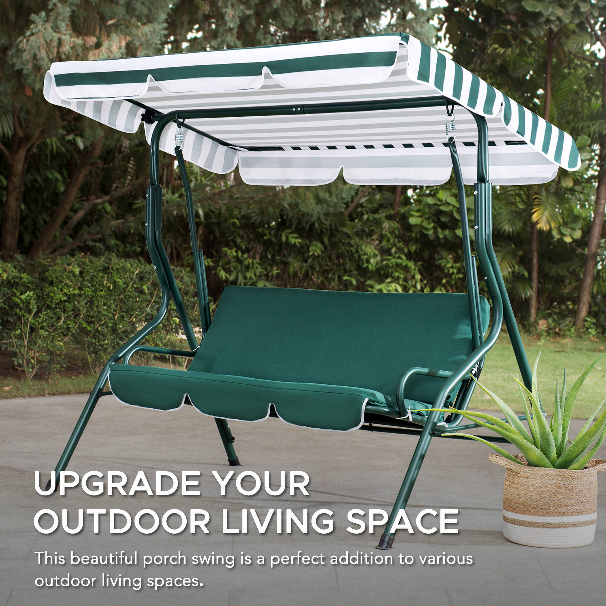 Sunjoy A215000103 Replace-Porch-Swing-Glider-Tops - View #8
