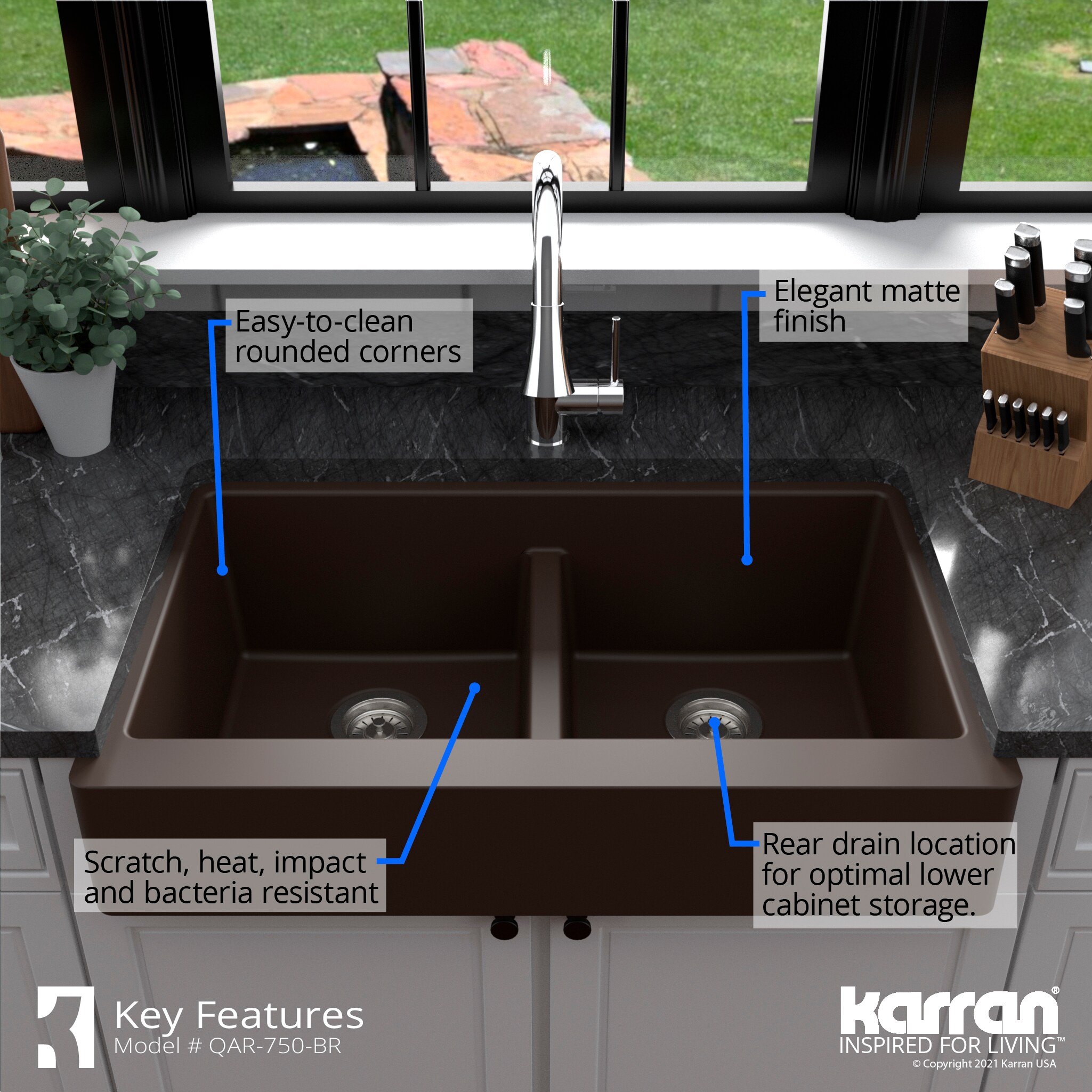 Karran QAR-750-BR-PK1 Kitchen-Sinks - View #7