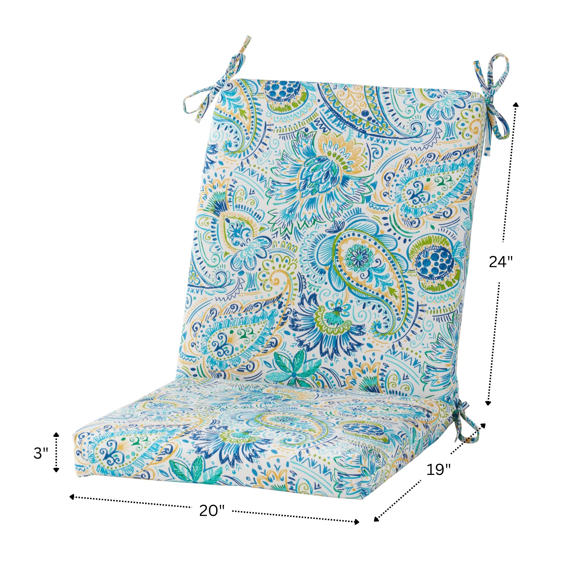 Greendale Home Fashions OP1900-BALTIC Patio-Furniture-Cushions - View #6