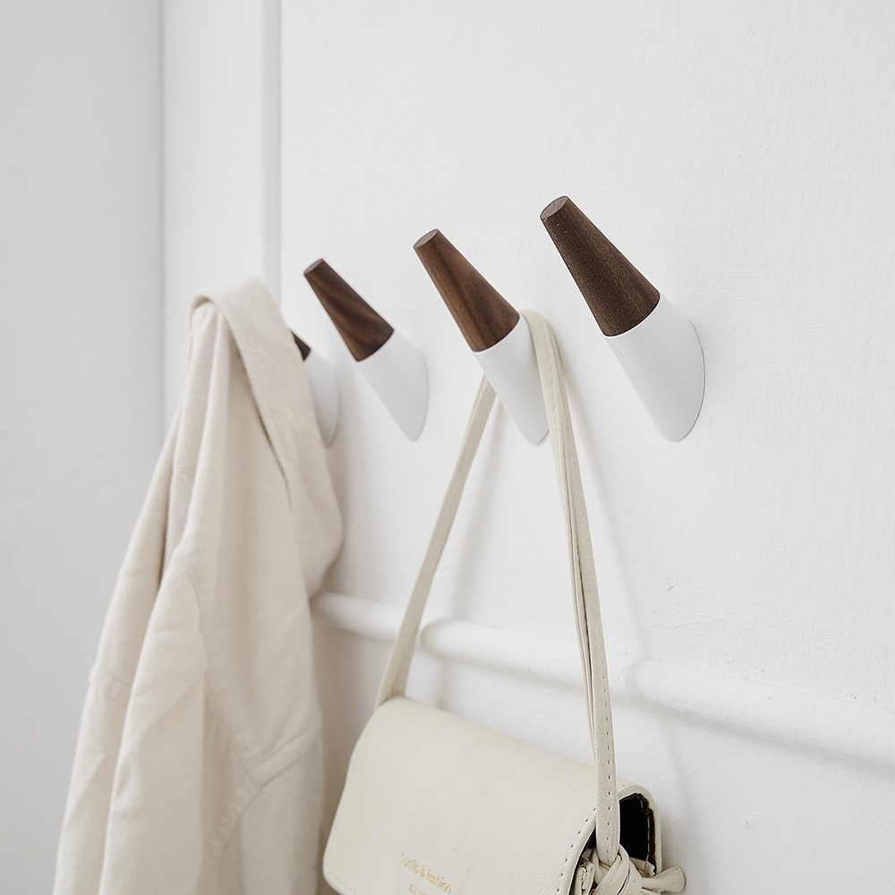 BWE A-91047-WHITE Decorative-Wall-Hooks - View #2