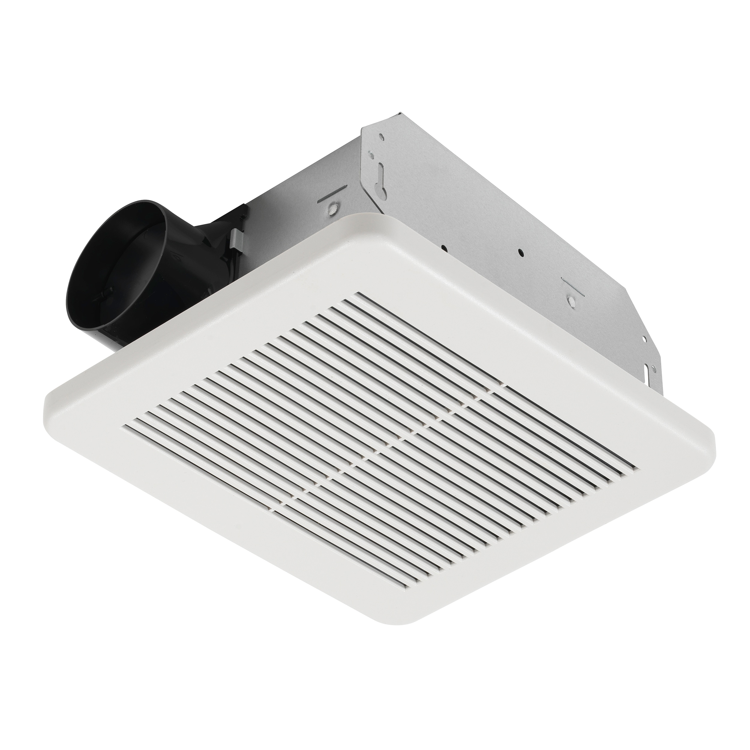 Utilitech 7114-02-L 1.0-Sone 50-CFM White Bathroom fan (ENERGY STAR Certified)