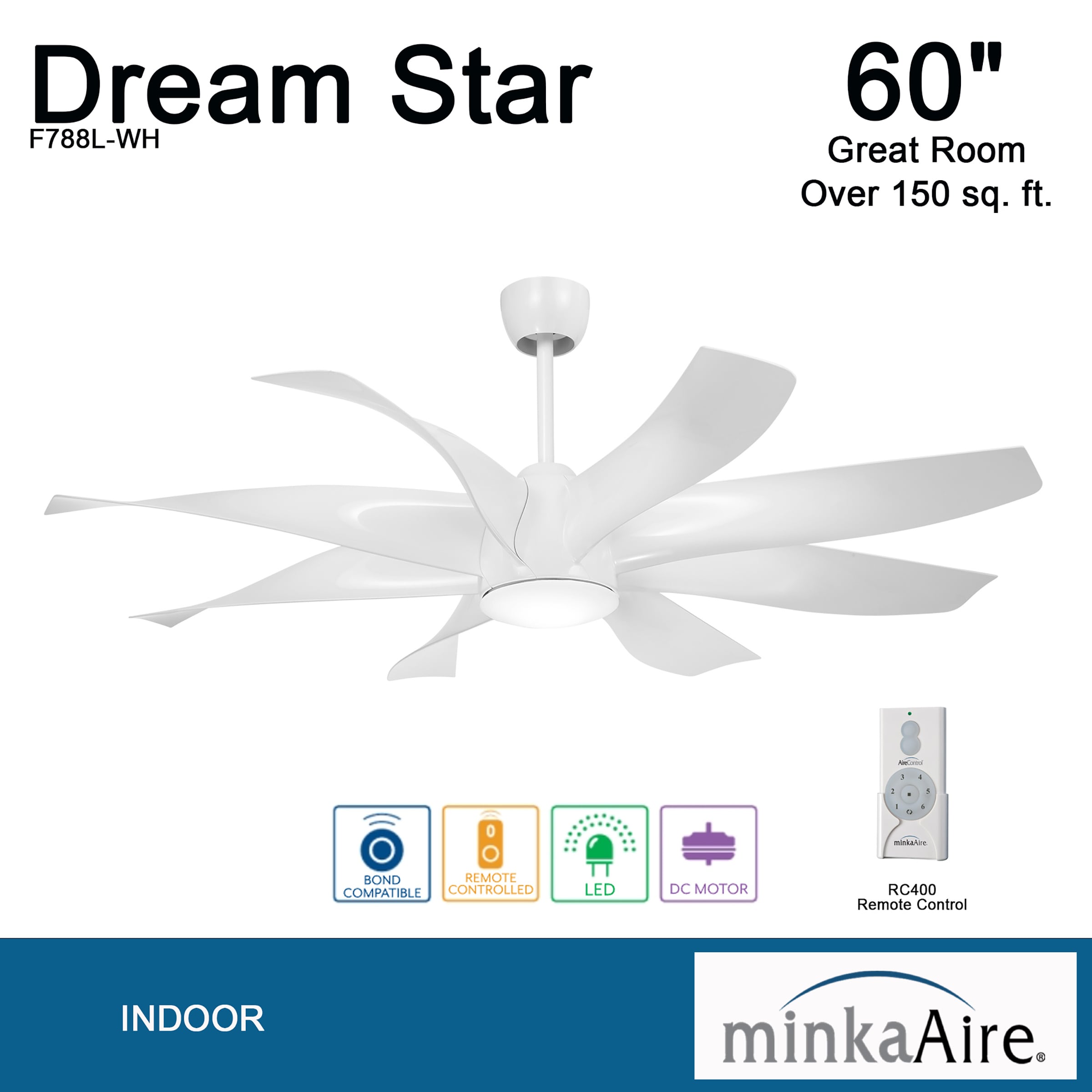 Minka Aire F788L-WH Ceiling-Fans - View #5