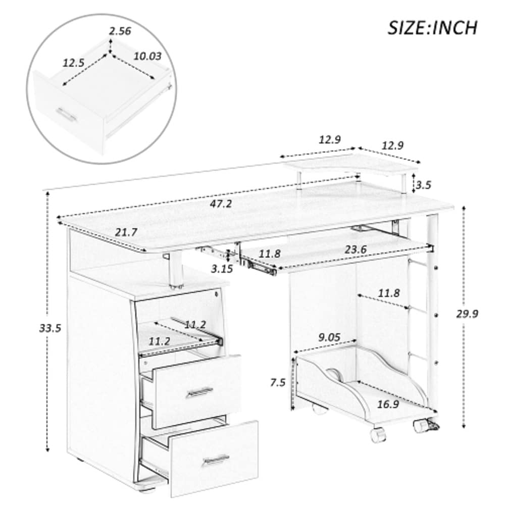 CASAINC LY-WF630PAA desks - View #6